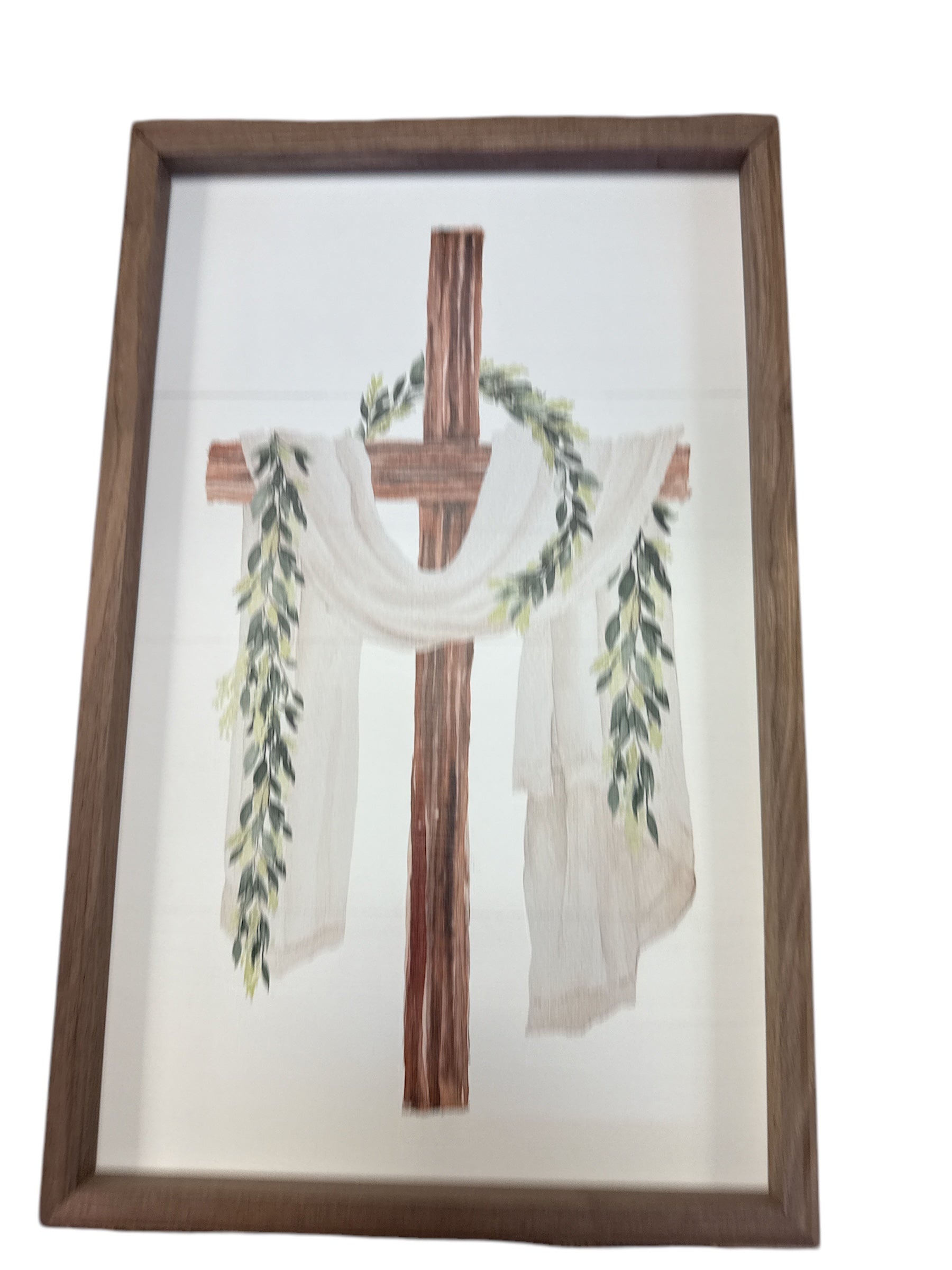 Wooden Cross with Draping Scarf-510 General Gifts-Simply Stylish Boutique-Simply Stylish Boutique | Women’s & Kid’s Fashion | Paducah, KY