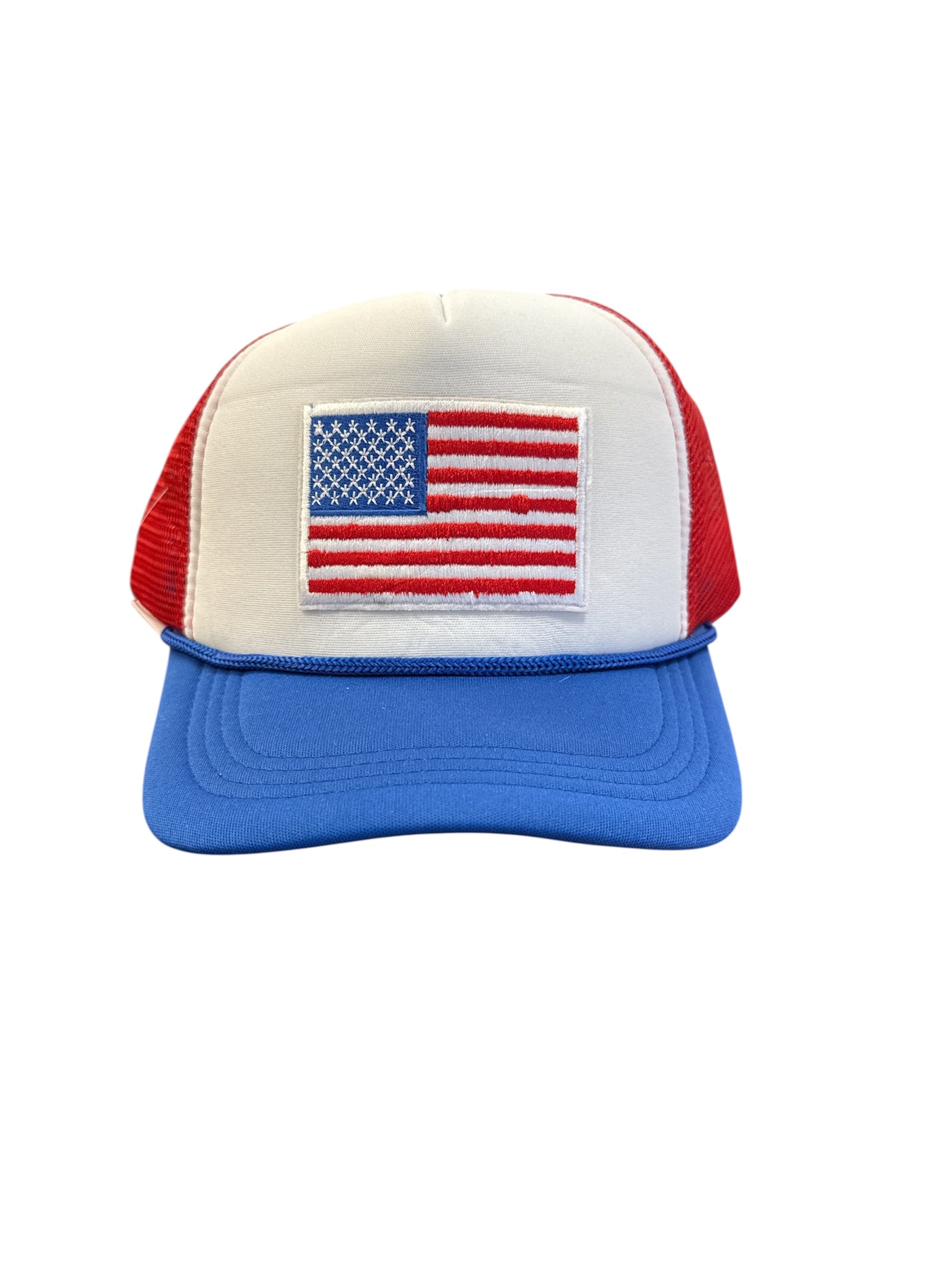 Flag Trucker Hat-430 Hats & Hair-Simply Stylish Boutique-Simply Stylish Boutique | Women’s & Kid’s Fashion | Paducah, KY