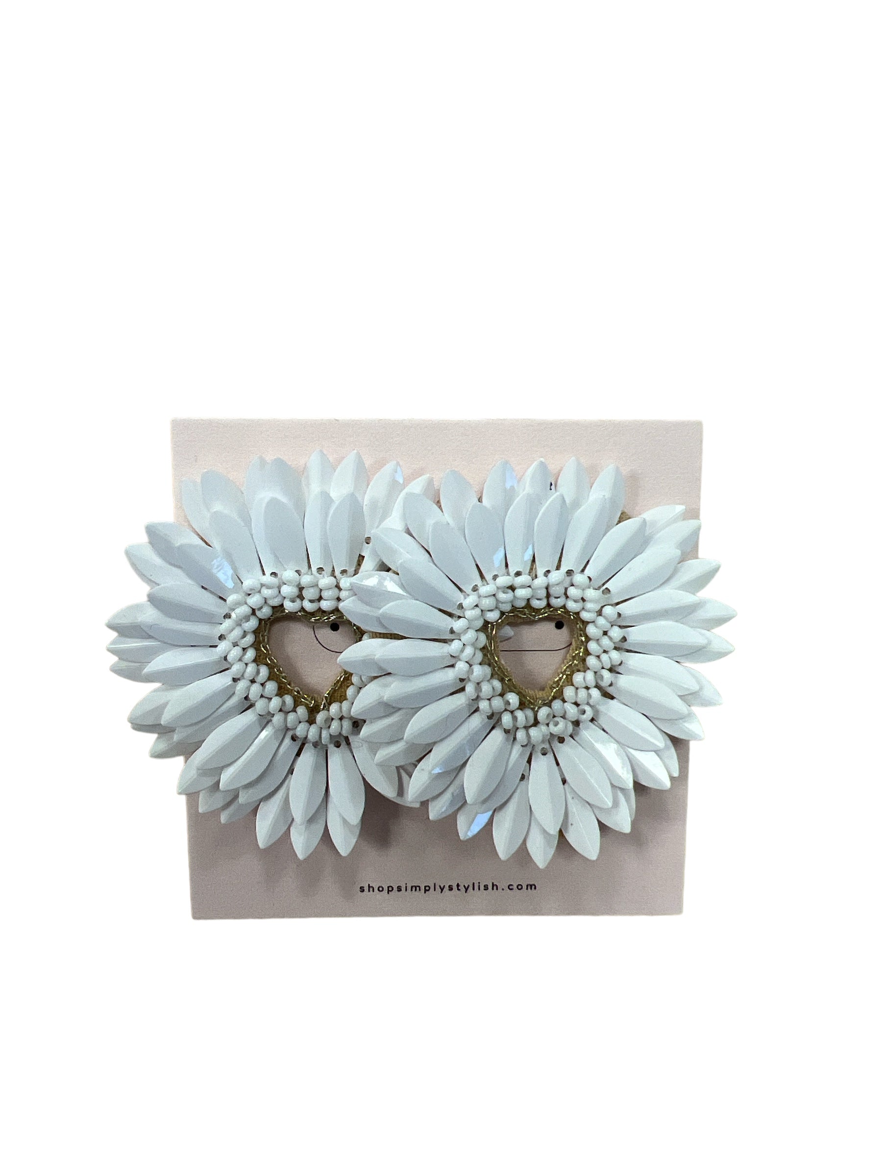 Sequin Flower Earrings-410 Jewelry-Simply Stylish Boutique-Simply Stylish Boutique | Women’s & Kid’s Fashion | Paducah, KY