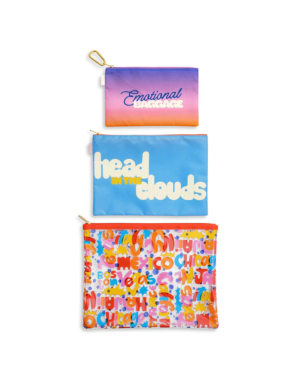 Head in the Clouds Pouch Set-510 General Gifts-Simply Stylish Boutique-Simply Stylish Boutique | Women’s & Kid’s Fashion | Paducah, KY