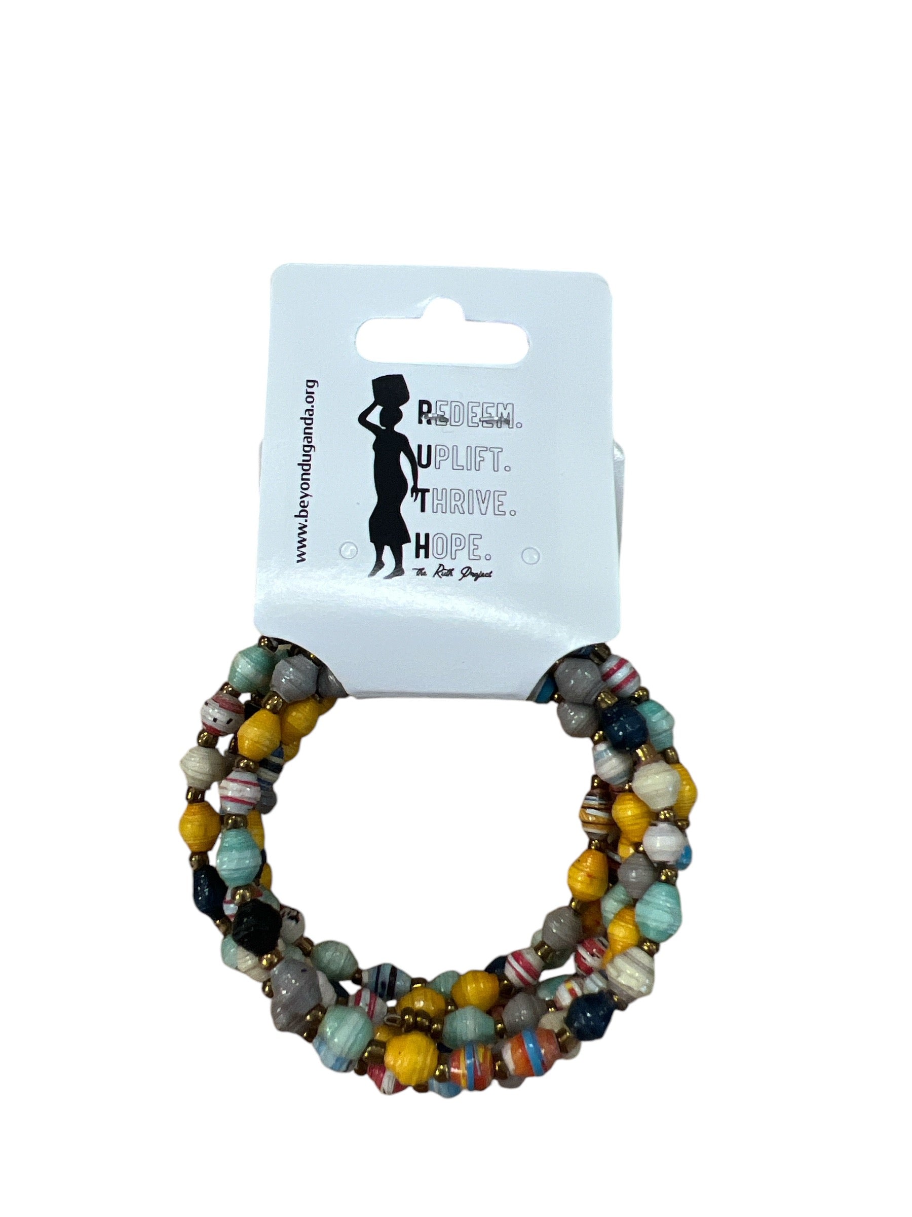 Paper Beaded Coil Bracelet-410 Jewelry-beyond uganda-Simply Stylish Boutique | Women’s & Kid’s Fashion | Paducah, KY