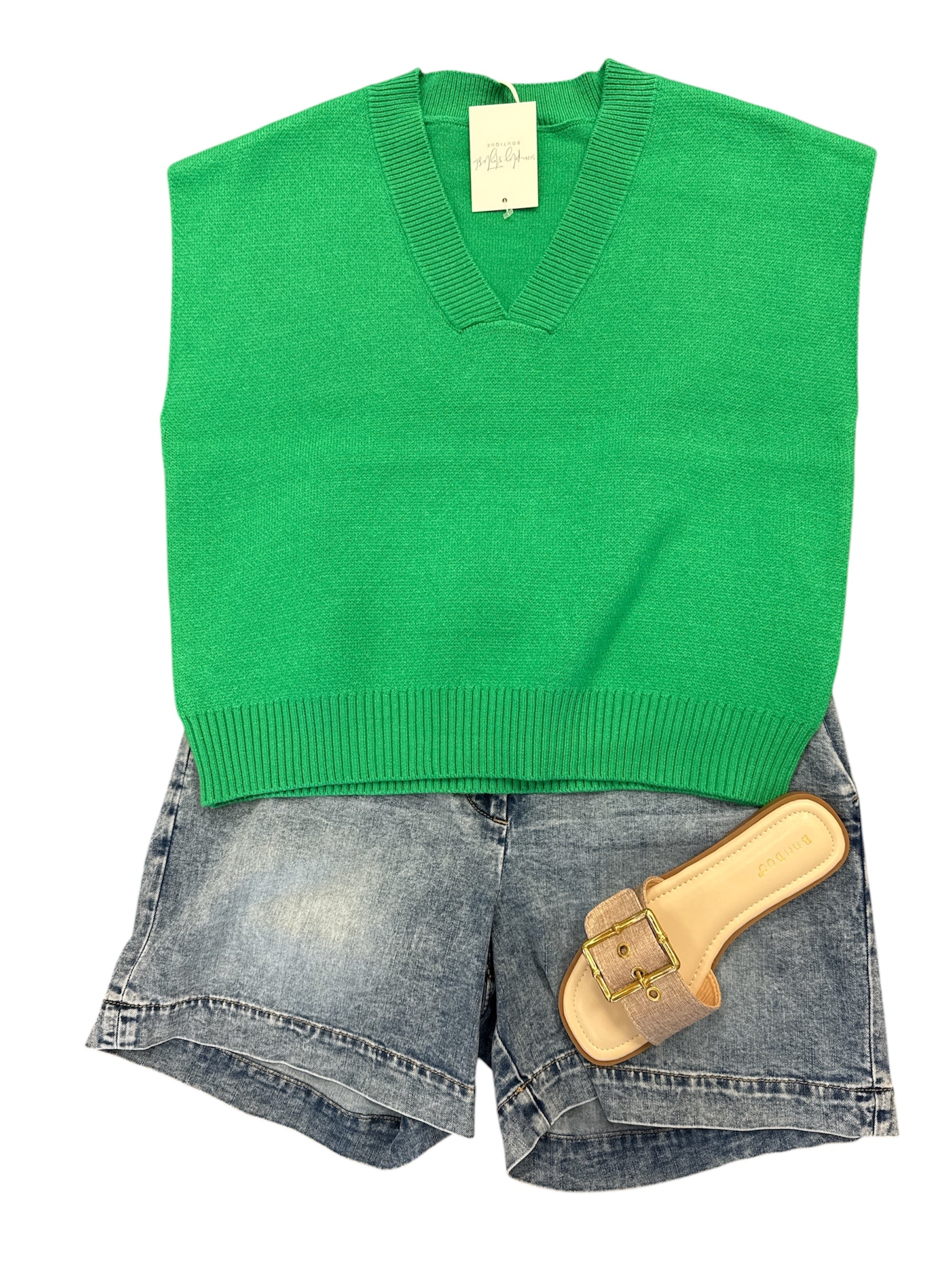 Emma Sweater Vest-140 Sweaters, Cardigans & Sweatshirts-Simply Stylish Boutique-Simply Stylish Boutique | Women’s & Kid’s Fashion | Paducah, KY