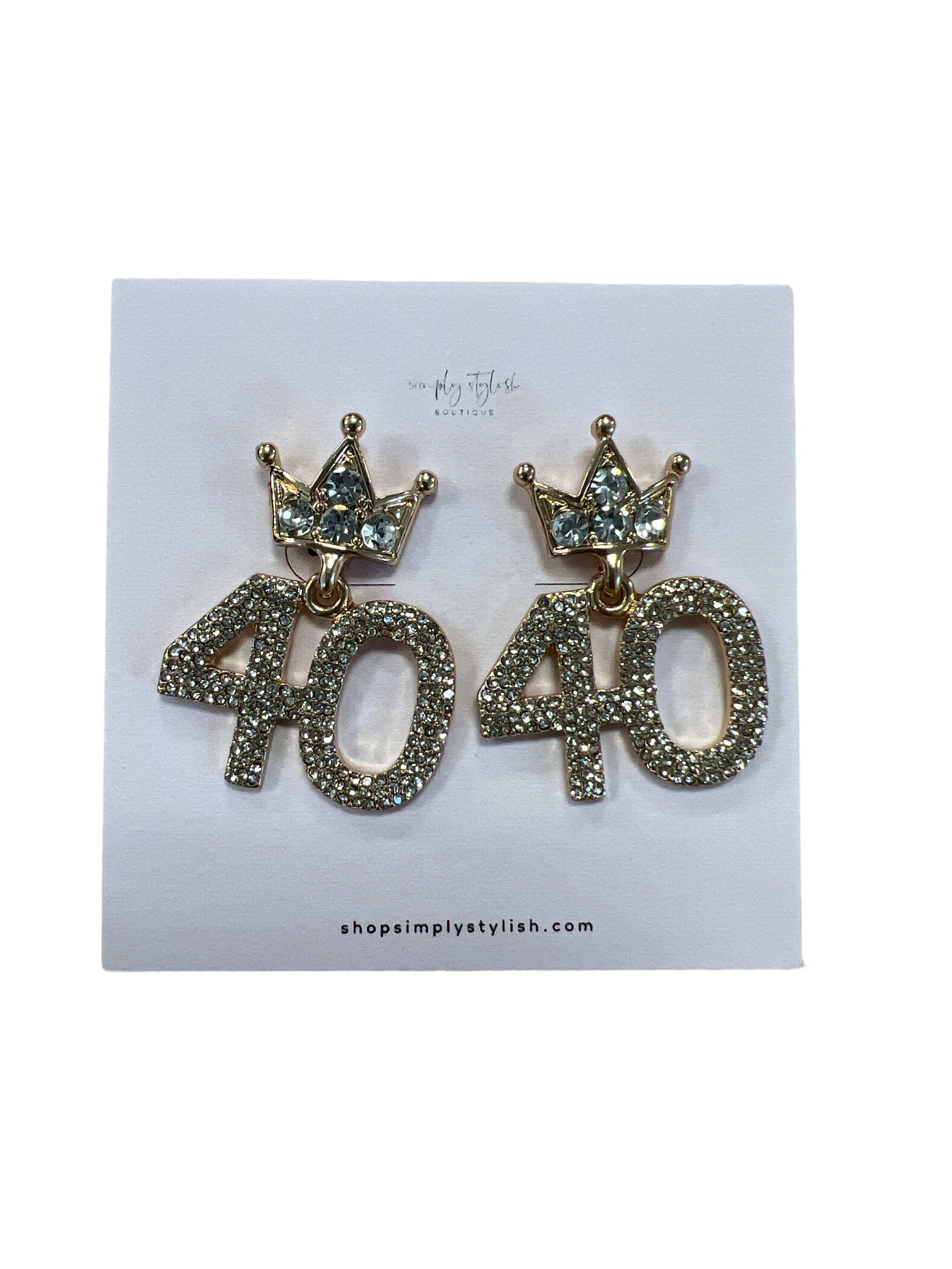 Milestone Rhinestone Earrings-410 Jewelry-Simply Stylish Boutique-Simply Stylish Boutique | Women’s & Kid’s Fashion | Paducah, KY