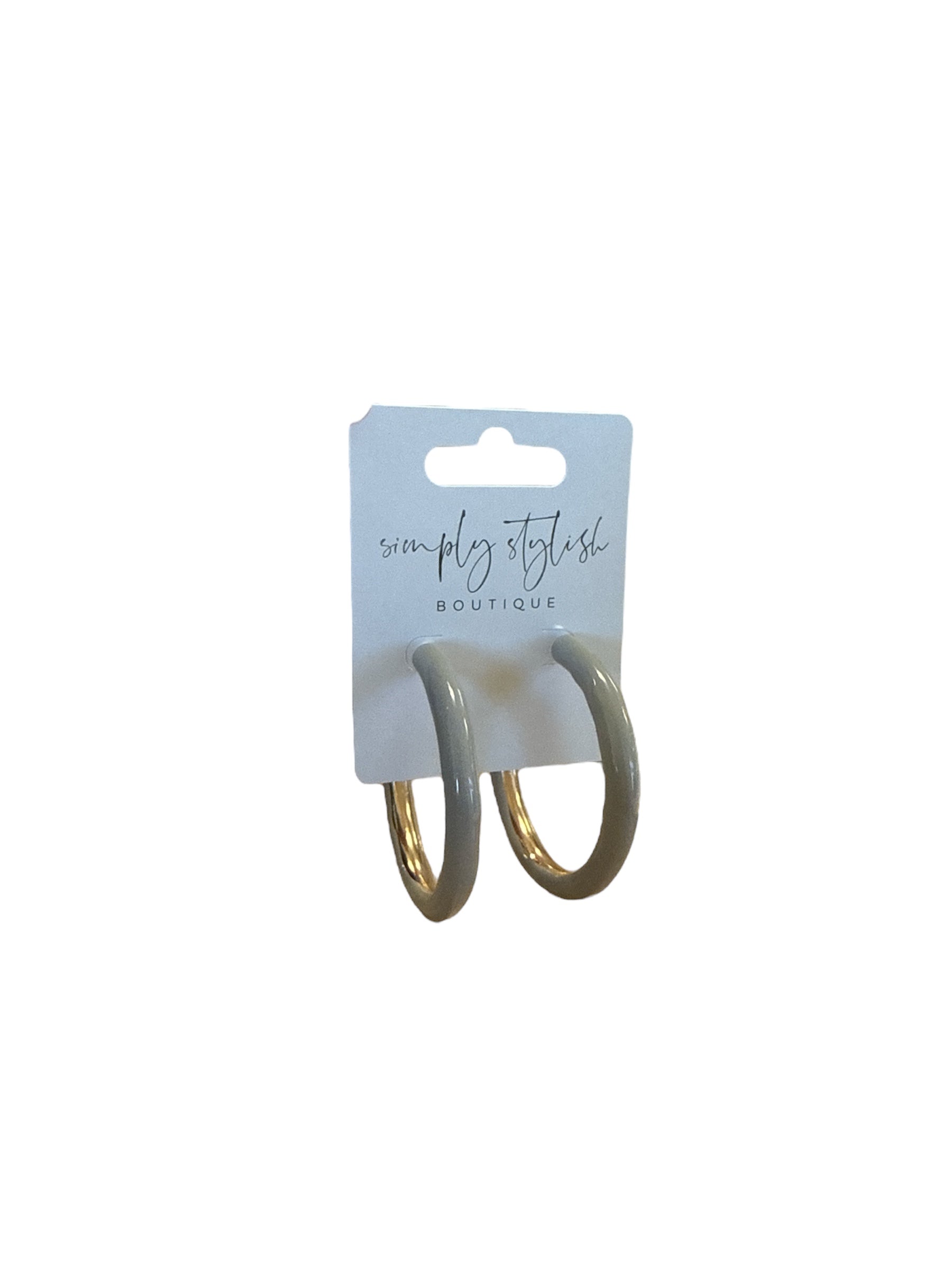 Colored Enamel Hoops-410 Jewelry-Simply Stylish Boutique-Simply Stylish Boutique | Women’s & Kid’s Fashion | Paducah, KY