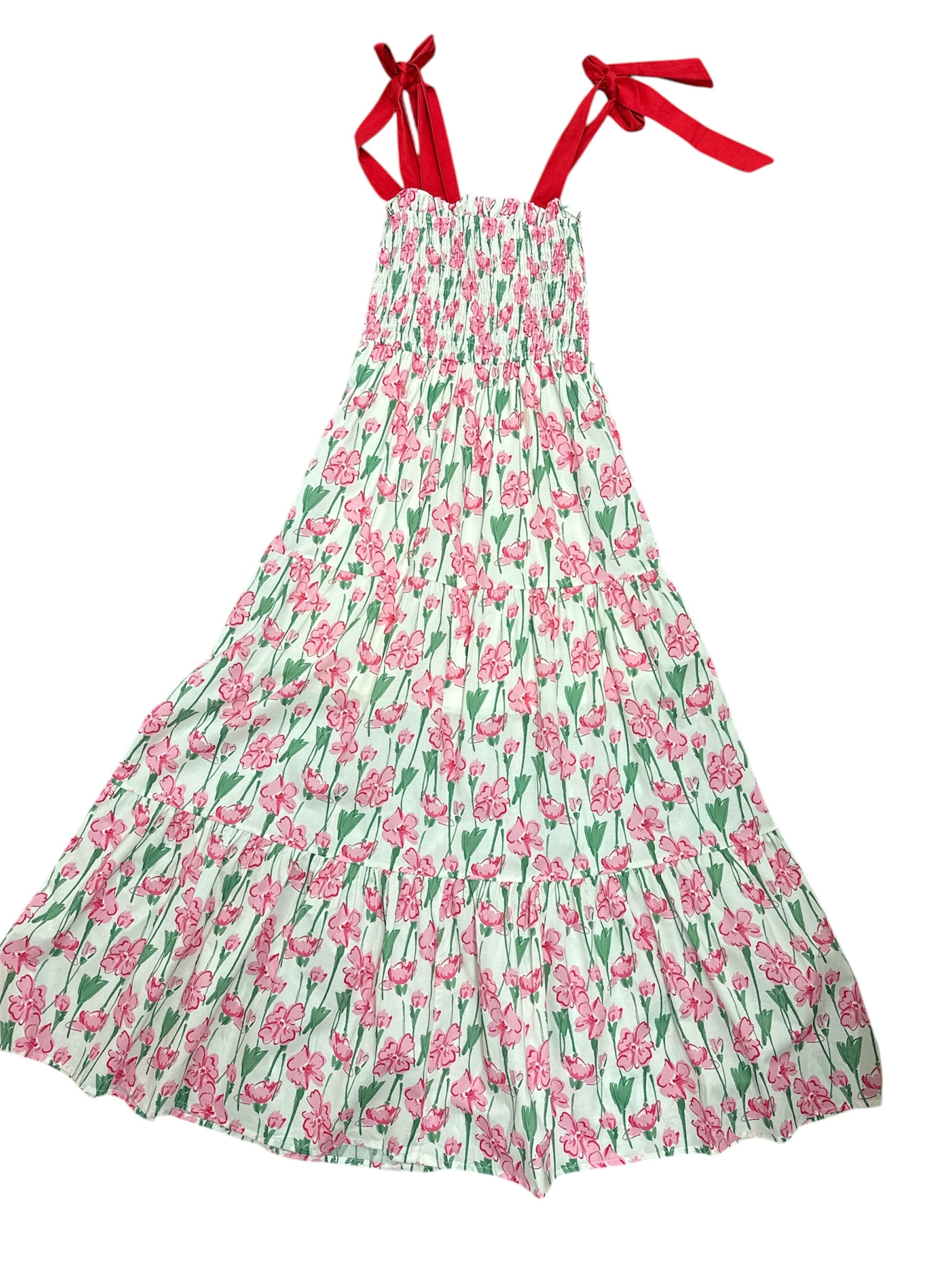 Stella Smocked Maxi-310 Dresses-Simply Stylish Boutique-Simply Stylish Boutique | Women’s & Kid’s Fashion | Paducah, KY