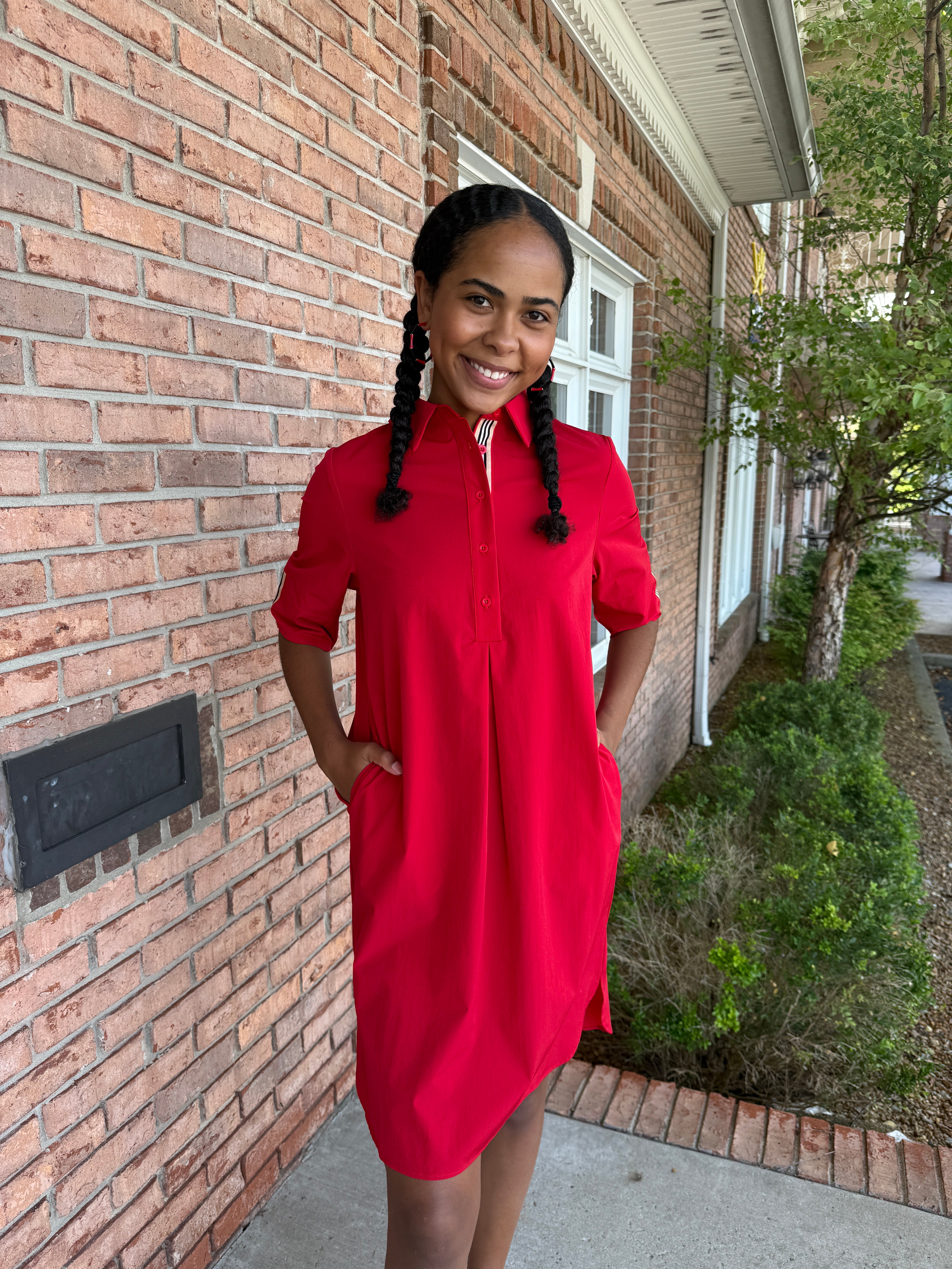 Wendi Woven Tunic Dress-310 Dresses-Simply Stylish Boutique-Simply Stylish Boutique | Women’s & Kid’s Fashion | Paducah, KY
