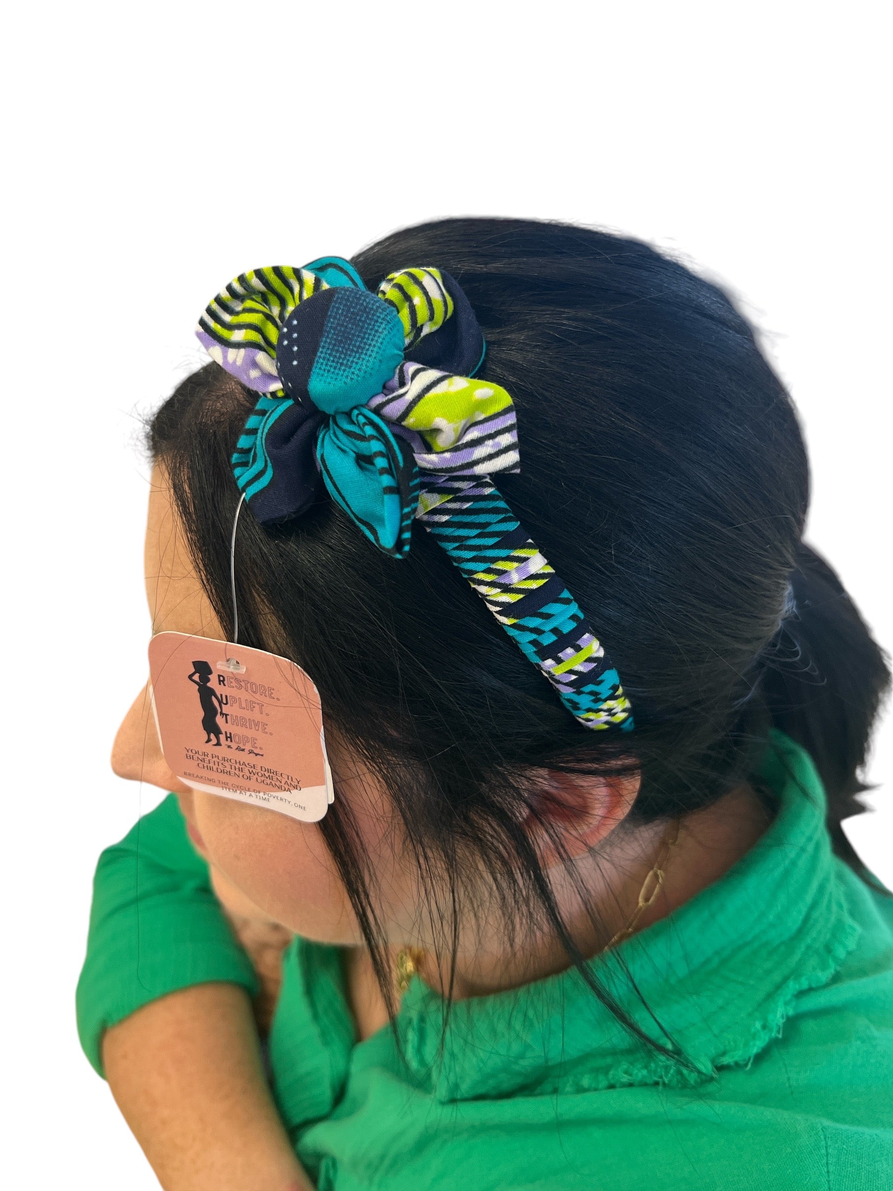 Fabric Headband w/Flower-430 Hats & Hair-beyond uganda-Simply Stylish Boutique | Women’s & Kid’s Fashion | Paducah, KY