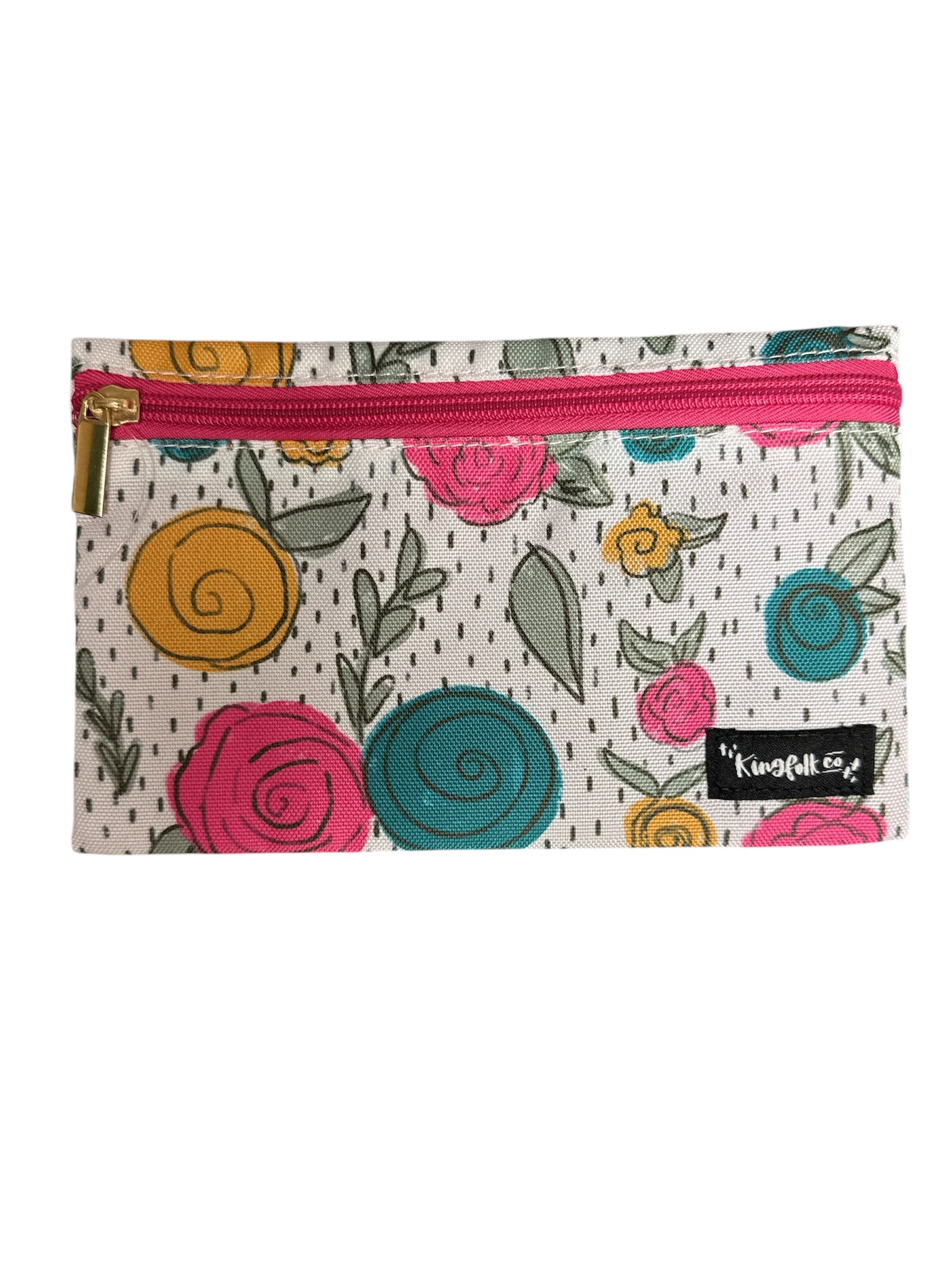 Church Floral Pencil Pouch-510 General Gifts-Simply Stylish Boutique-Simply Stylish Boutique | Women’s & Kid’s Fashion | Paducah, KY