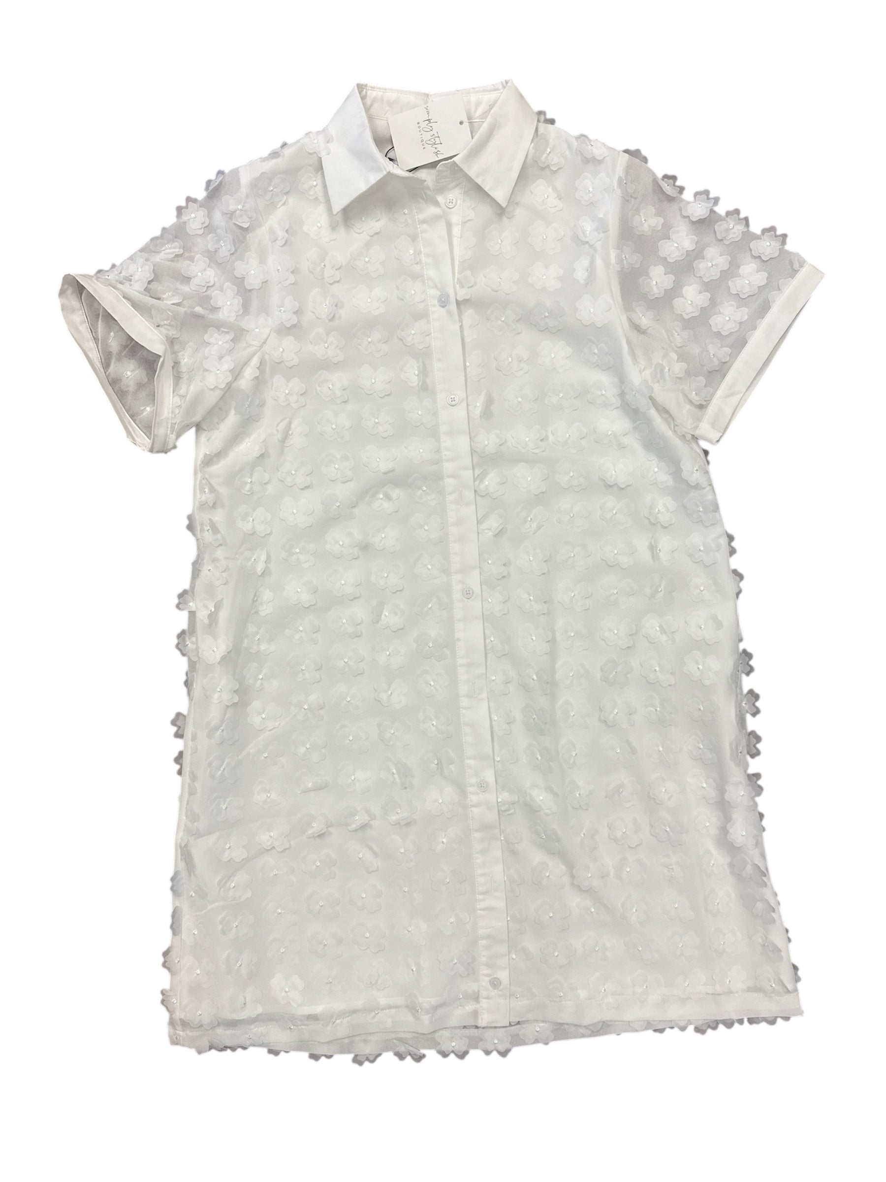 Jalisa Flower Dress-310 Dresses-Simply Stylish Boutique-Simply Stylish Boutique | Women’s & Kid’s Fashion | Paducah, KY