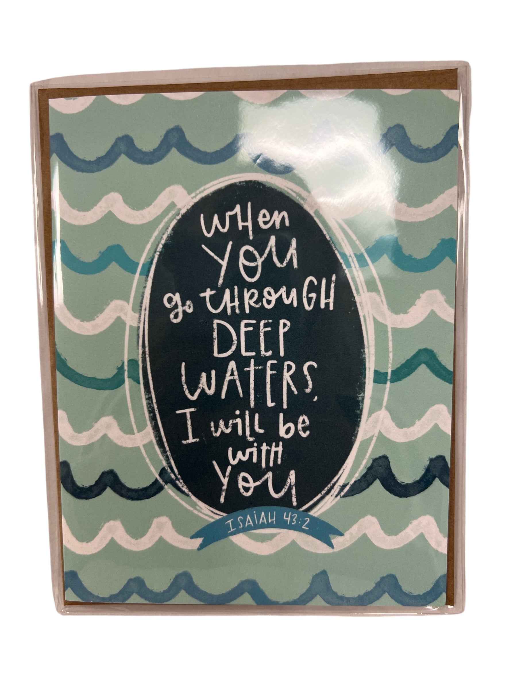 Isaiah 43:2 Greeting Card-510 General Gifts-kingfolk co-Simply Stylish Boutique | Women’s & Kid’s Fashion | Paducah, KY