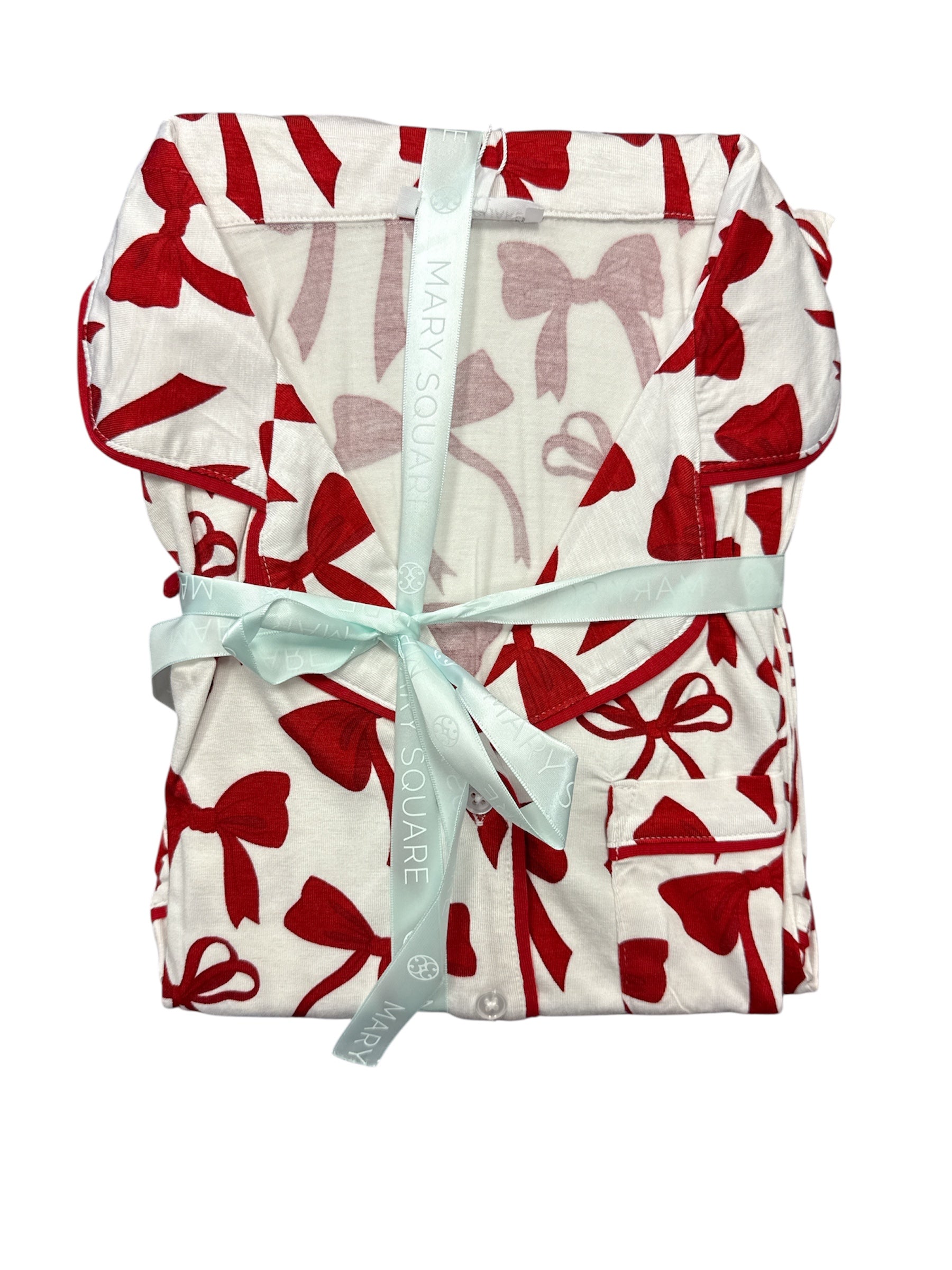 Charlotte Bow Pajama Set-330 Intimates, Loungewear & PJs-Simply Stylish Boutique-Simply Stylish Boutique | Women’s & Kid’s Fashion | Paducah, KY