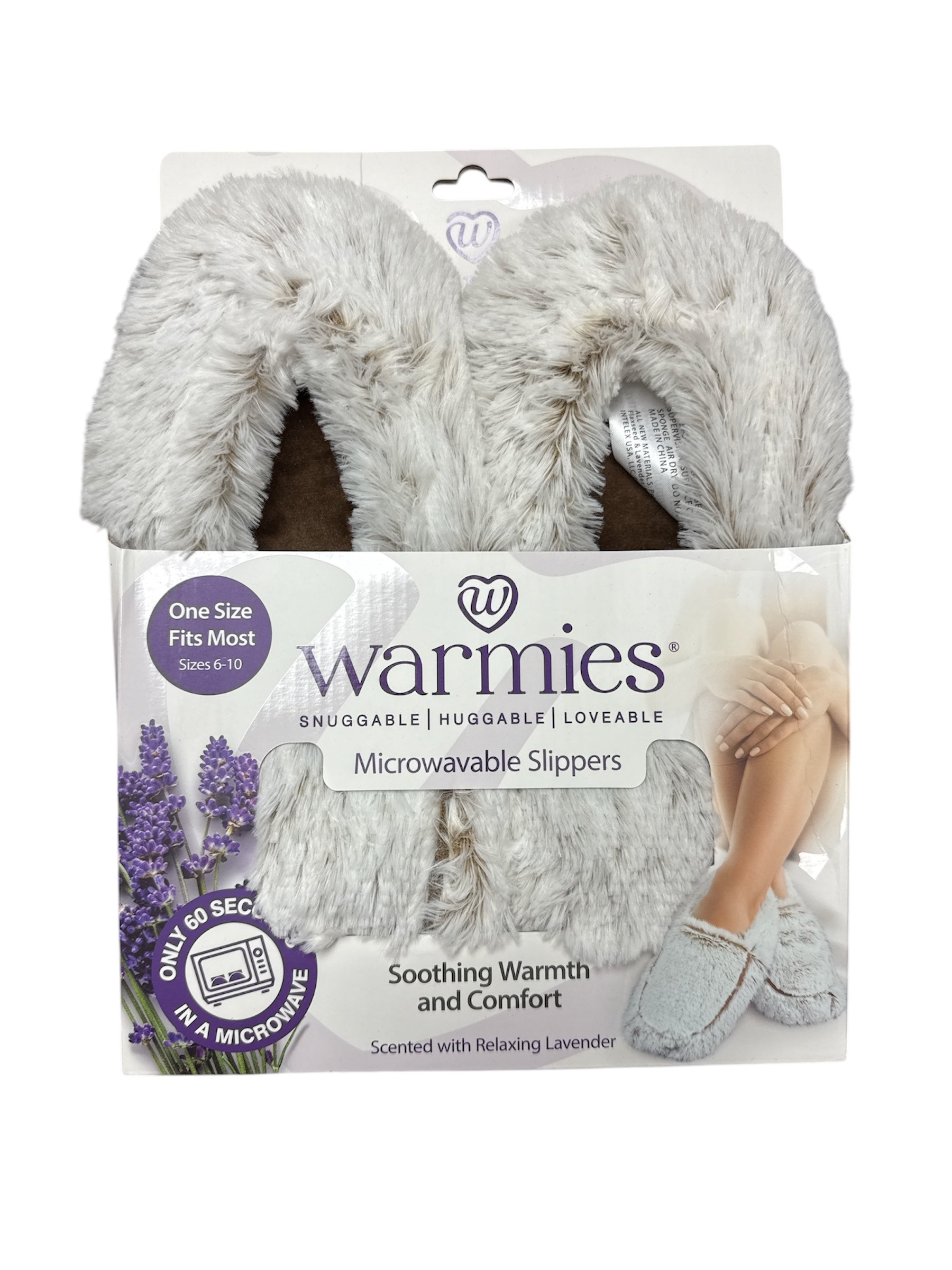 Marshmallow Brown Warmies Slippers-510 General Gifts-Simply Stylish Boutique-Simply Stylish Boutique | Women’s & Kid’s Fashion | Paducah, KY
