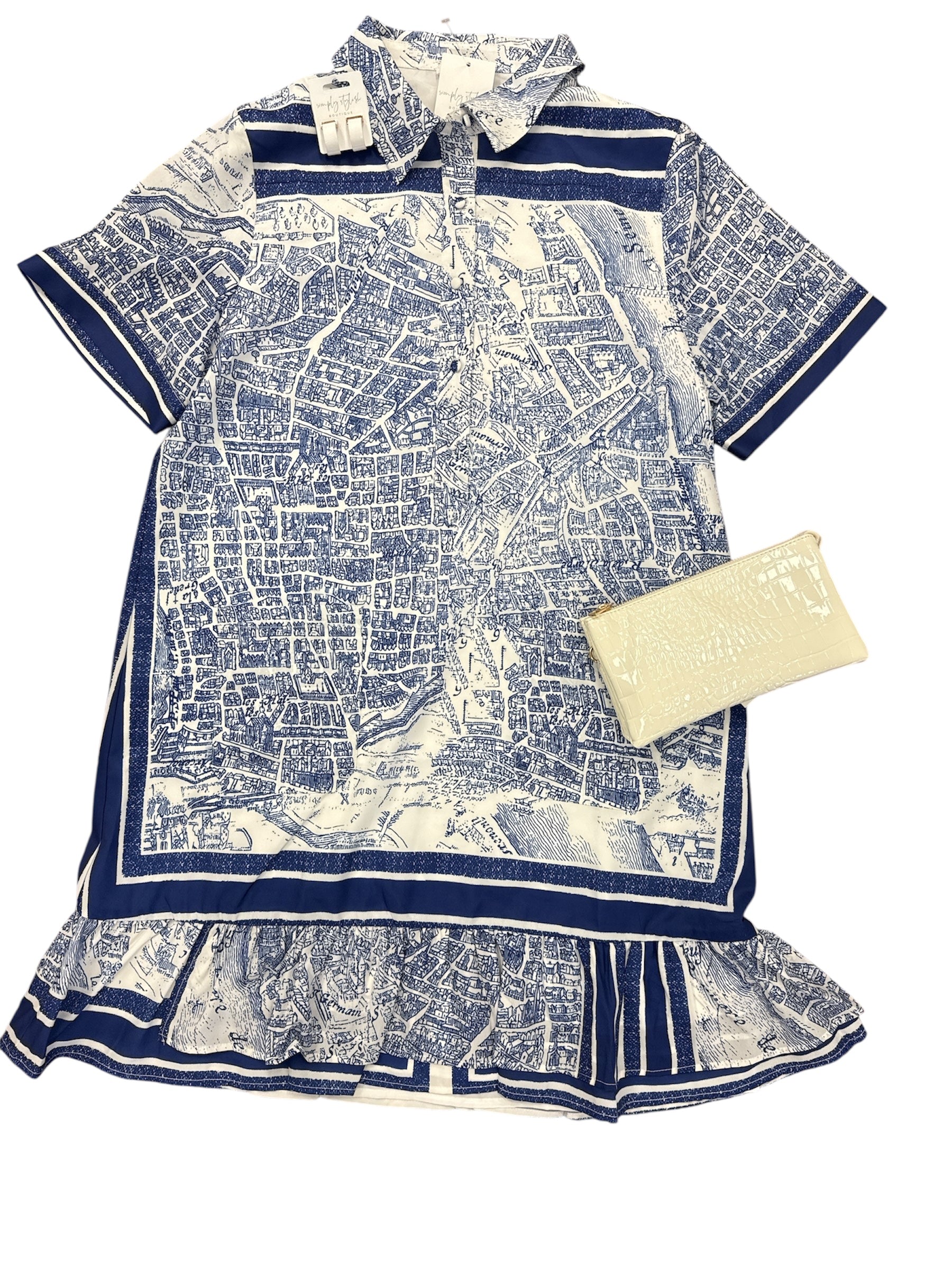 Jeffera Printed Woven Dress-310 Dresses-Simply Stylish Boutique-Simply Stylish Boutique | Women’s & Kid’s Fashion | Paducah, KY