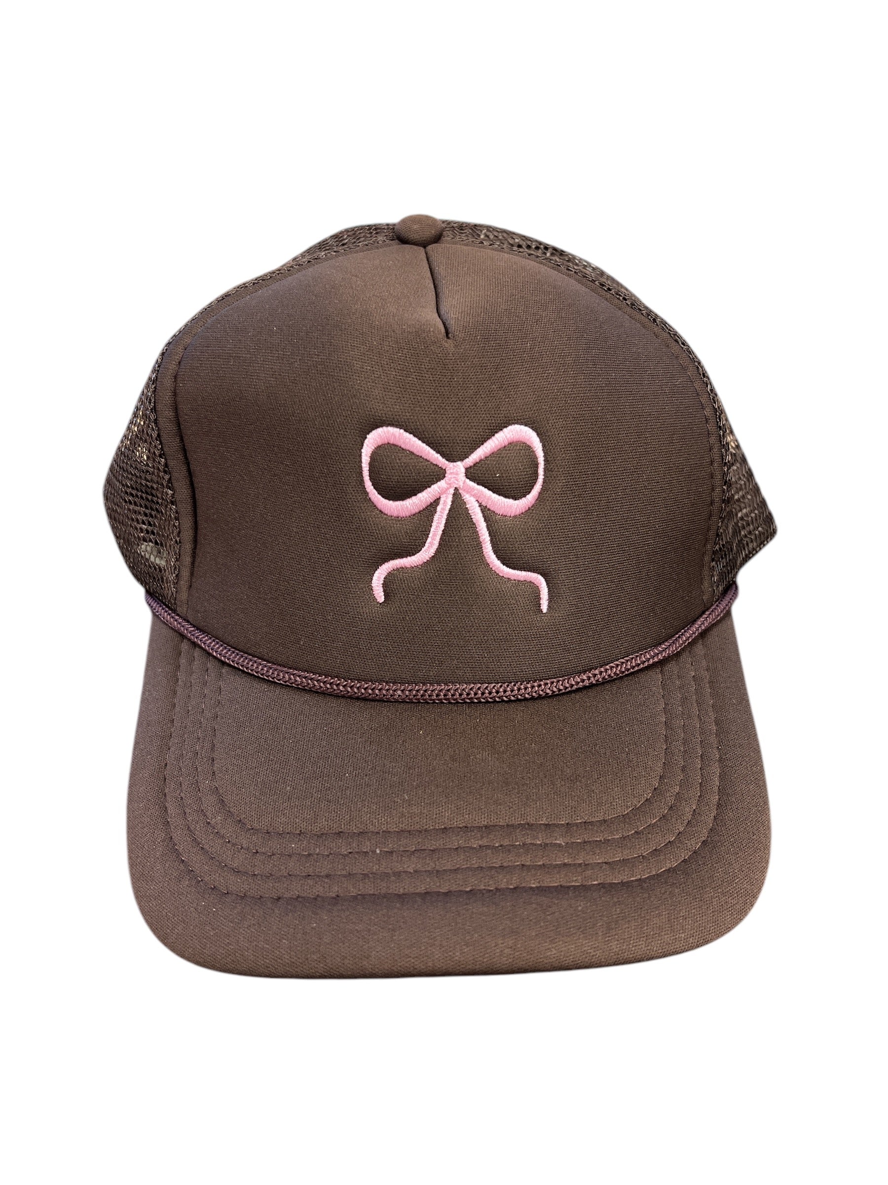 Embroidery Ribbon Trucker Hat-430 Hats & Hair-Simply Stylish Boutique-Simply Stylish Boutique | Women’s & Kid’s Fashion | Paducah, KY