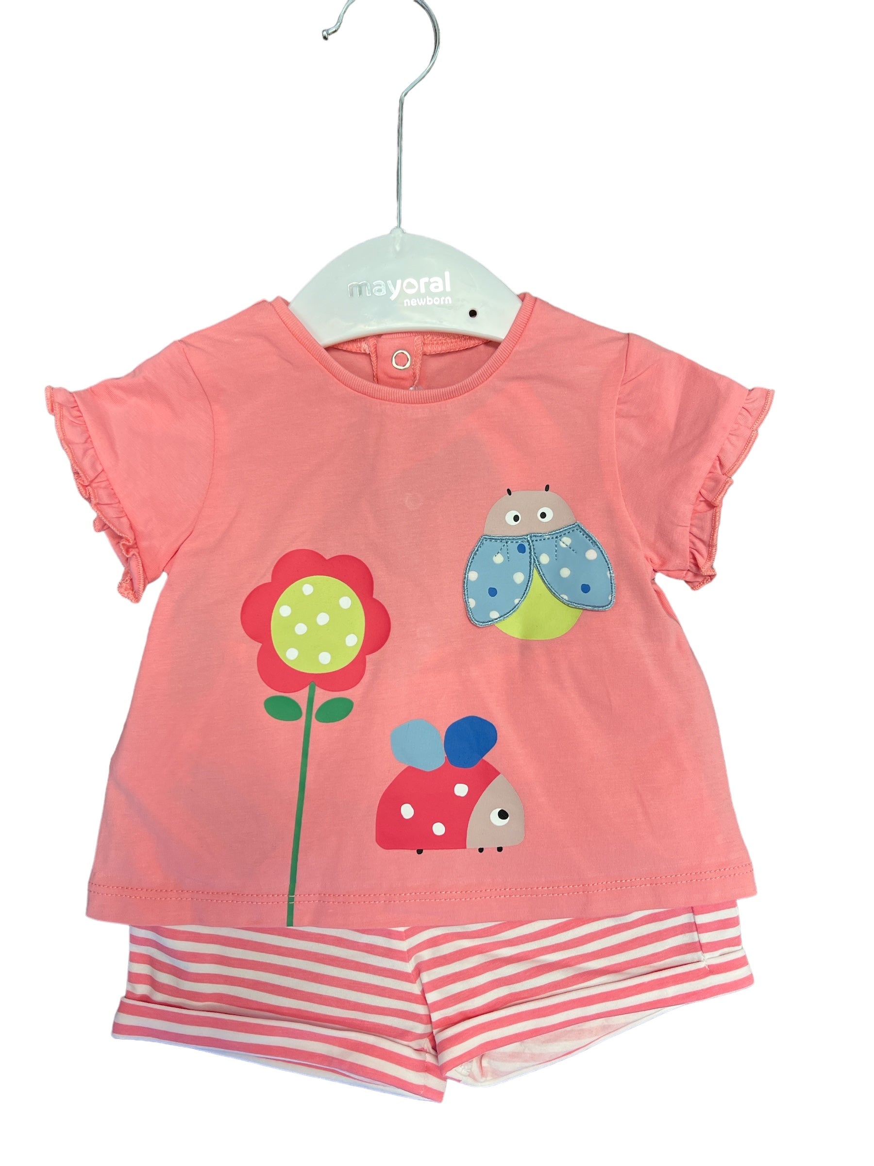 Lady Bug/ Flower Short Set-520 Baby & Kids Gifts-mayoral-Simply Stylish Boutique | Women’s & Kid’s Fashion | Paducah, KY