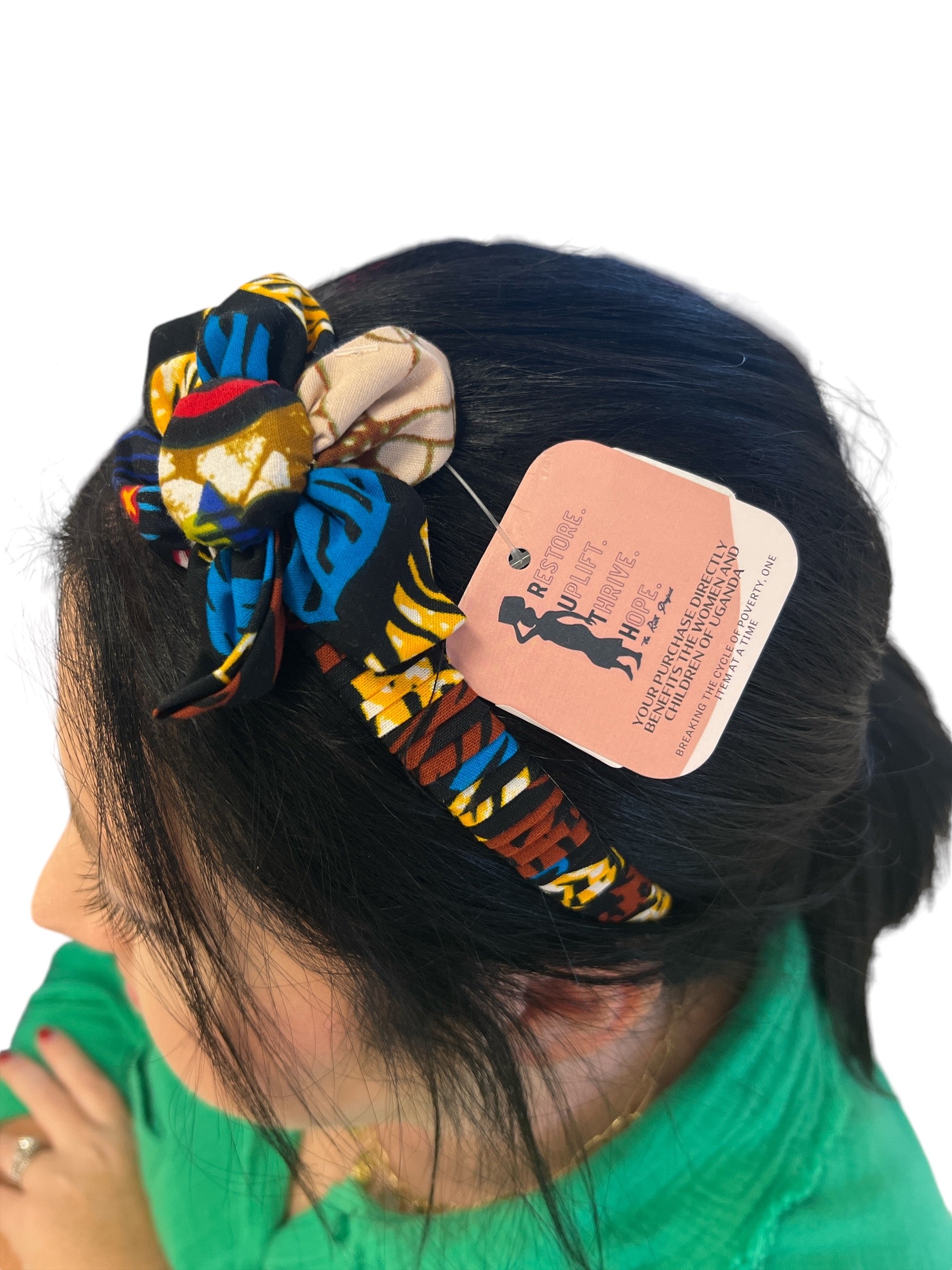 Fabric Headband w/Flower-430 Hats & Hair-beyond uganda-Simply Stylish Boutique | Women’s & Kid’s Fashion | Paducah, KY