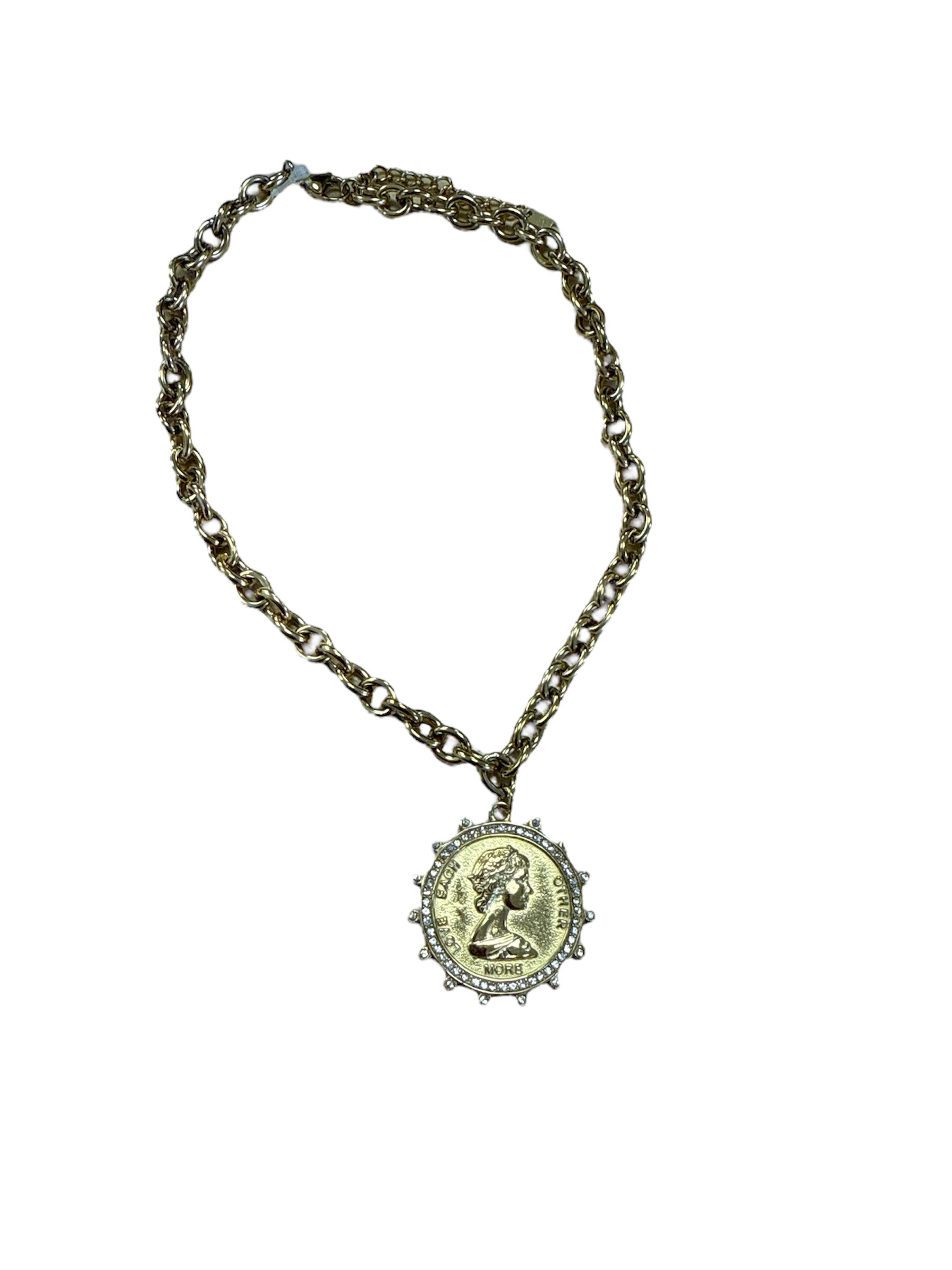 Chunky Coin Necklace-410 Jewelry-Simply Stylish Boutique-Simply Stylish Boutique | Women’s & Kid’s Fashion | Paducah, KY