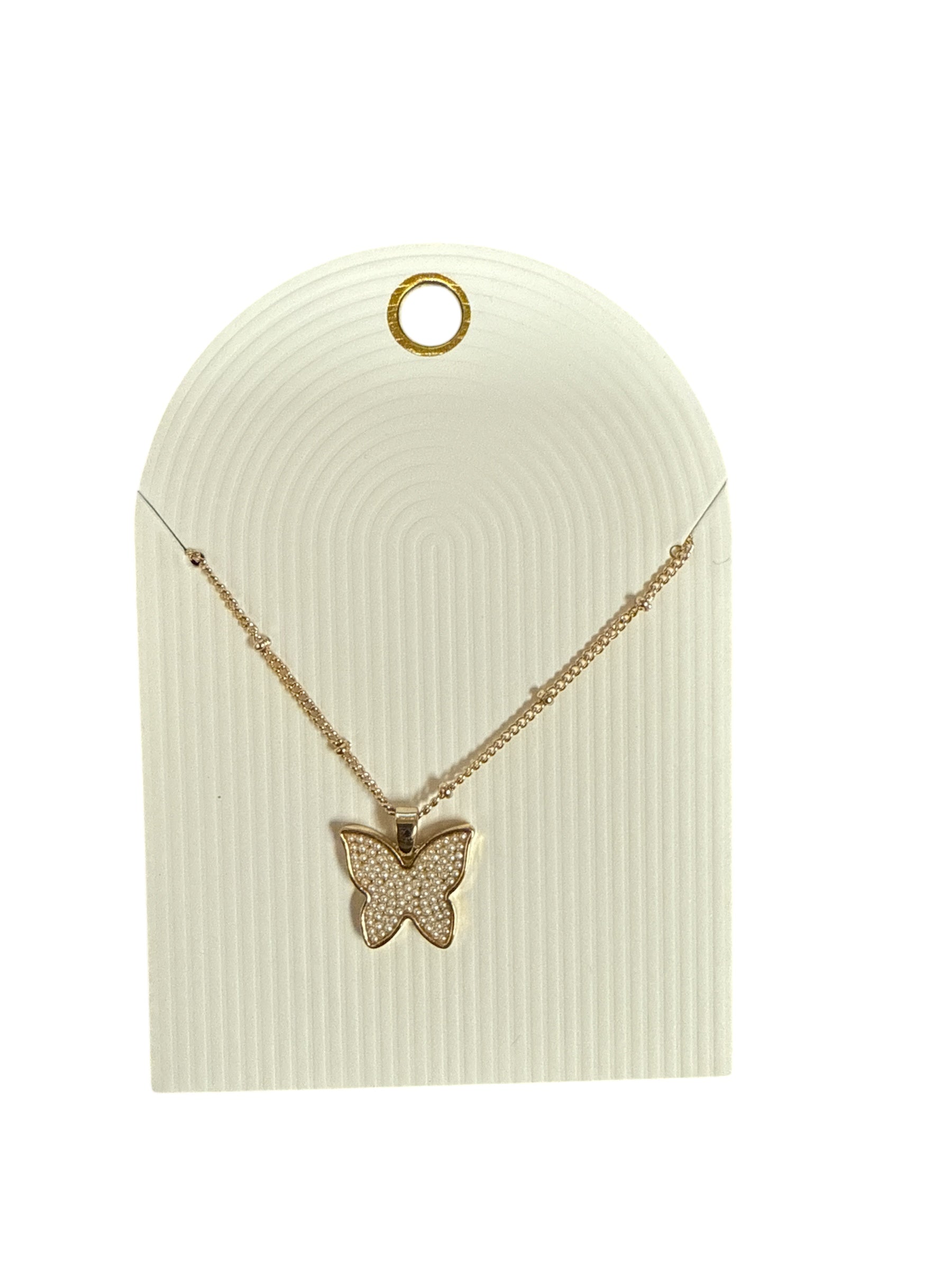 Butterfly Pearl Necklace-410 Jewelry-Simply Stylish Boutique-Simply Stylish Boutique | Women’s & Kid’s Fashion | Paducah, KY