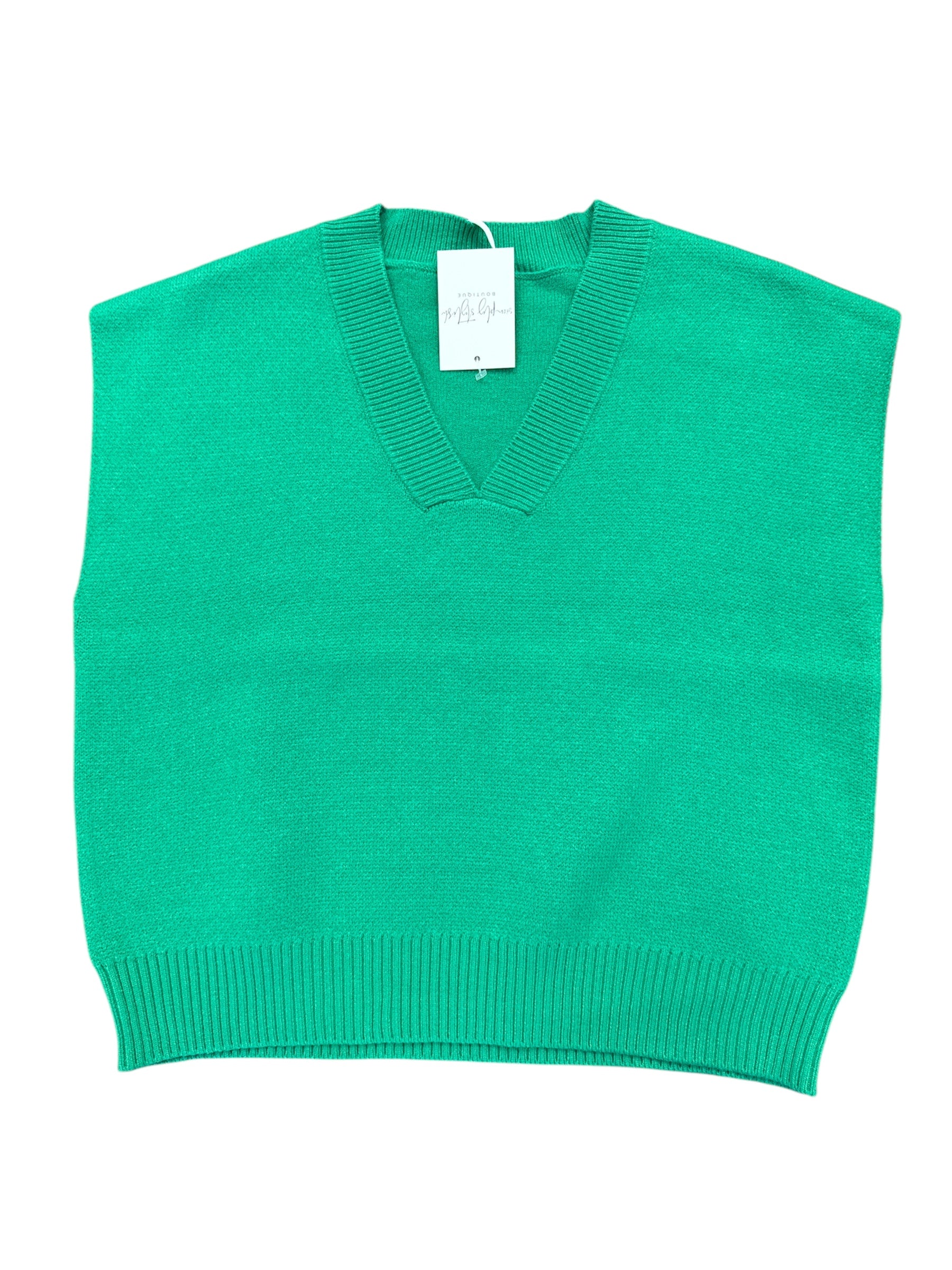 Emma Sweater Vest-140 Sweaters, Cardigans & Sweatshirts-Simply Stylish Boutique-Simply Stylish Boutique | Women’s & Kid’s Fashion | Paducah, KY