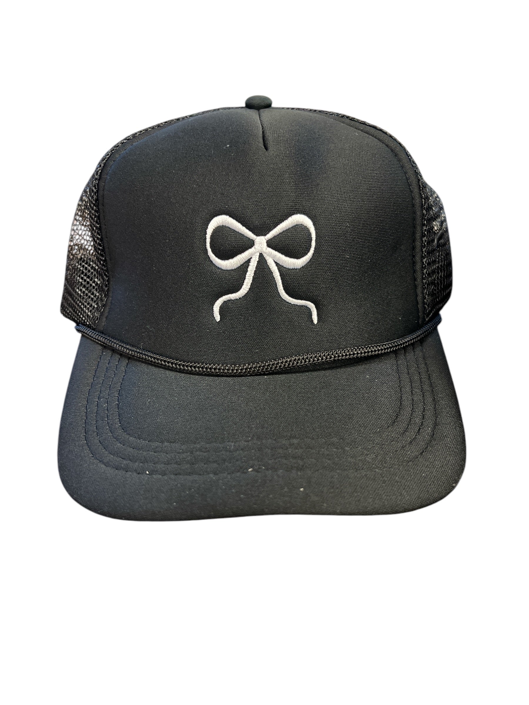 Embroidery Ribbon Trucker Hat-430 Hats & Hair-Simply Stylish Boutique-Simply Stylish Boutique | Women’s & Kid’s Fashion | Paducah, KY