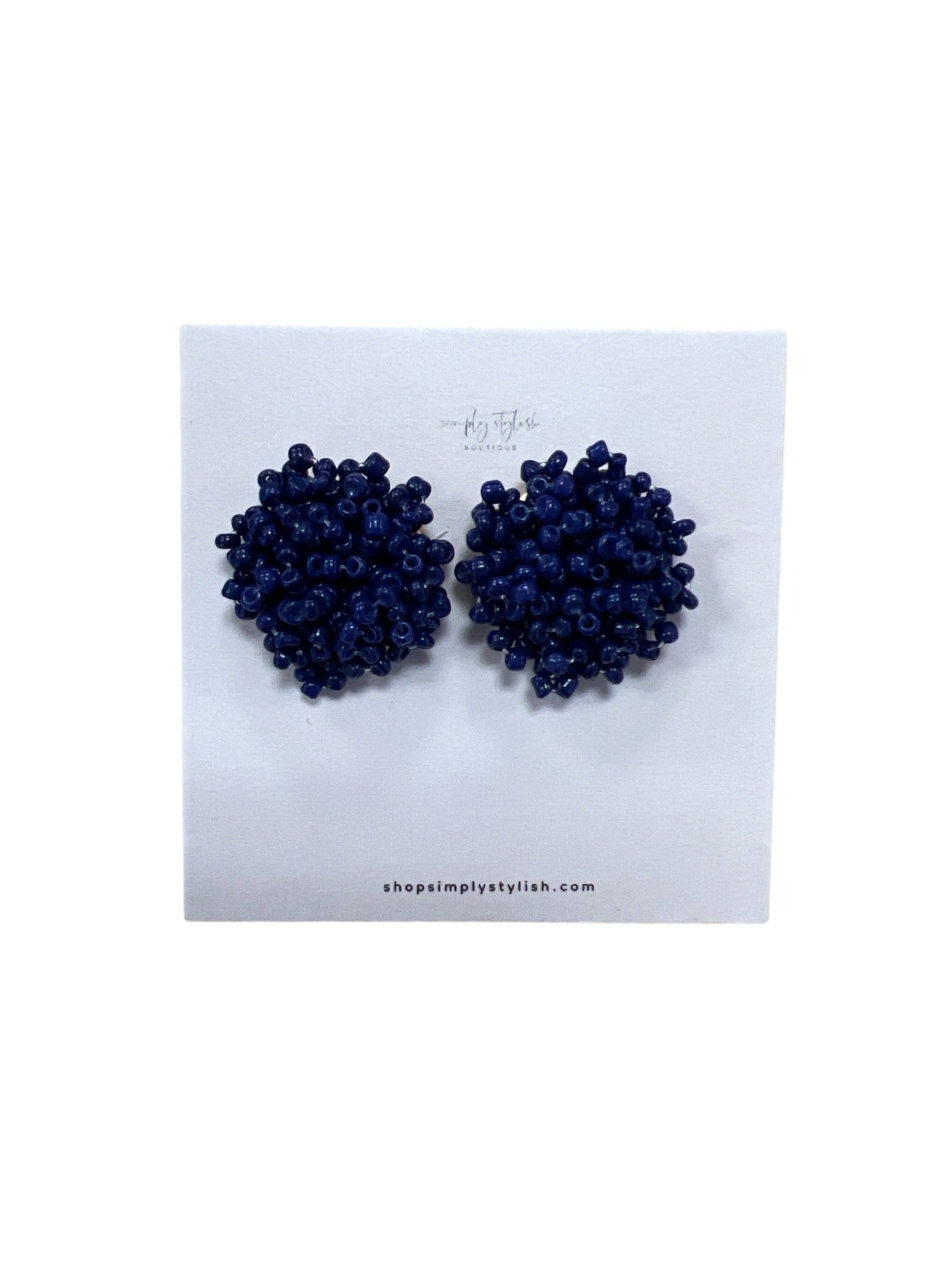 Pom Pom Earrings-410 Jewelry-Simply Stylish Boutique-Simply Stylish Boutique | Women’s & Kid’s Fashion | Paducah, KY