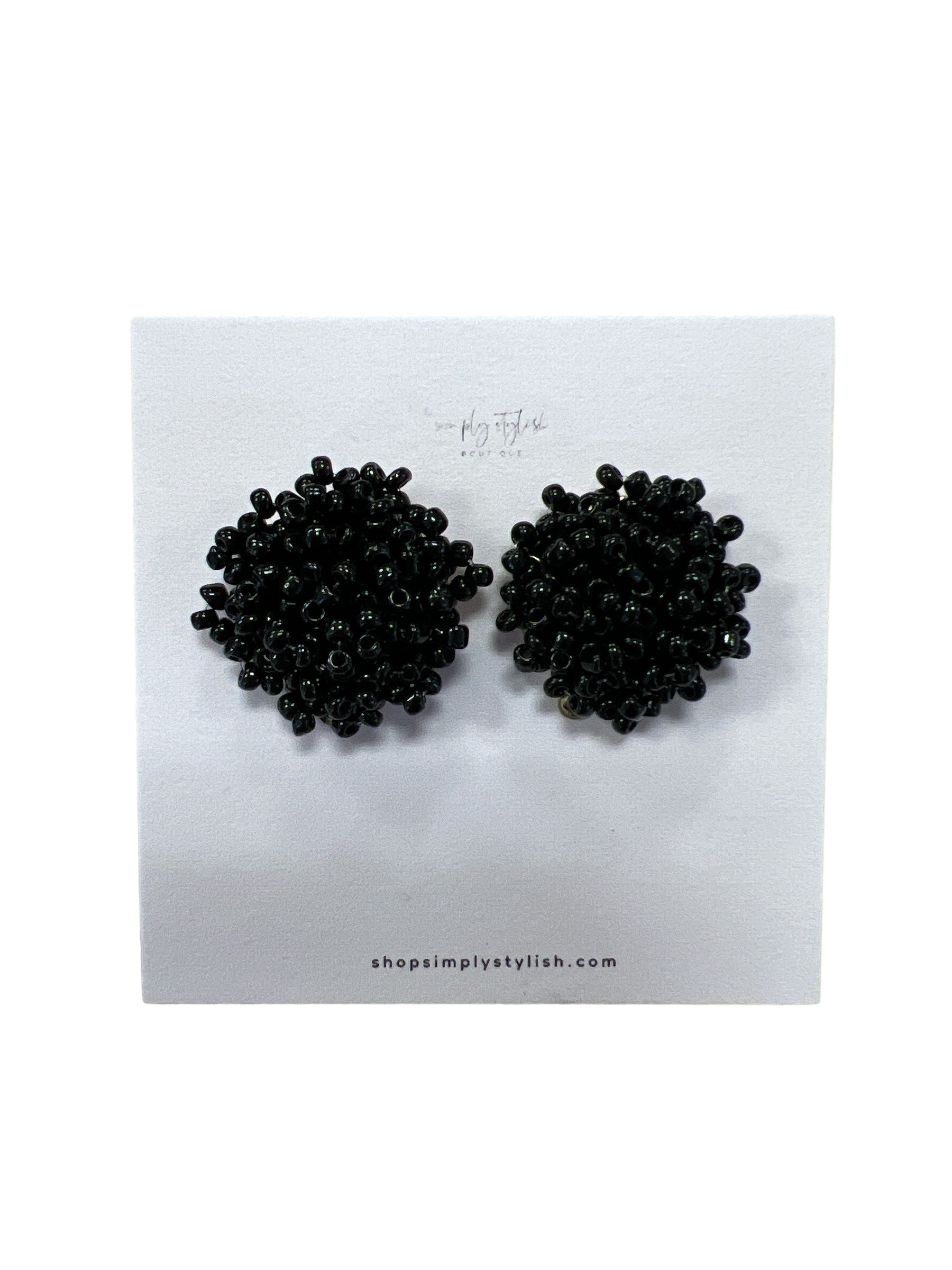 Pom Pom Earrings-410 Jewelry-Simply Stylish Boutique-Simply Stylish Boutique | Women’s & Kid’s Fashion | Paducah, KY