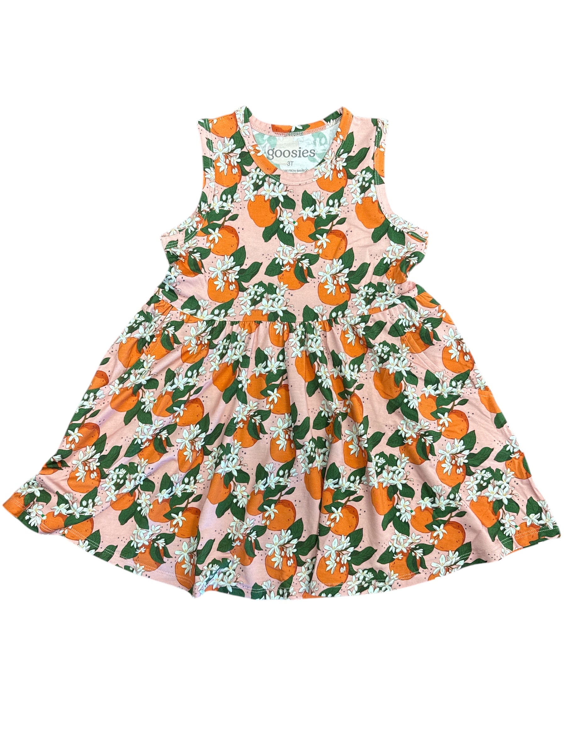 Orange Blossom Dress-520 Baby & Kids Gifts-Simply Stylish Boutique-Simply Stylish Boutique | Women’s & Kid’s Fashion | Paducah, KY