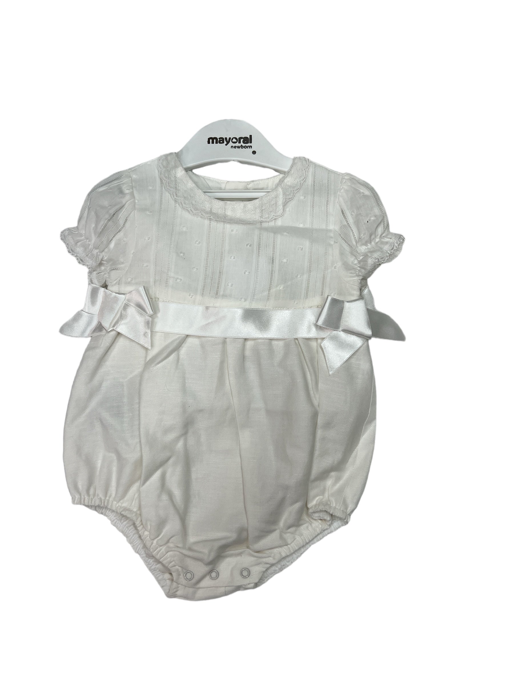 Dressy Romper-520 Baby & Kids Gifts-mayoral-Simply Stylish Boutique | Women’s & Kid’s Fashion | Paducah, KY