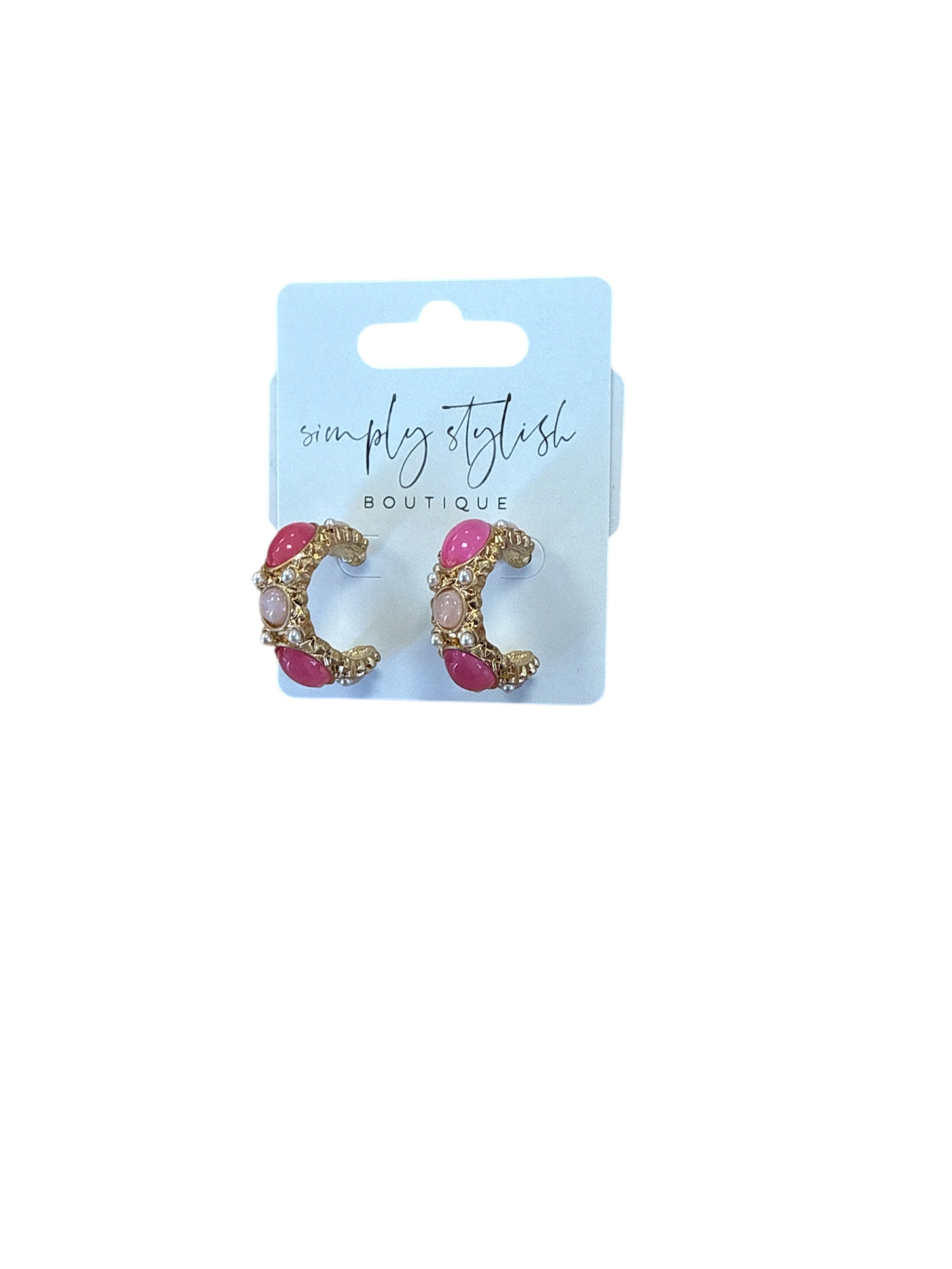 Vintage Stone Earrings-410 Jewelry-Simply Stylish Boutique-Simply Stylish Boutique | Women’s & Kid’s Fashion | Paducah, KY