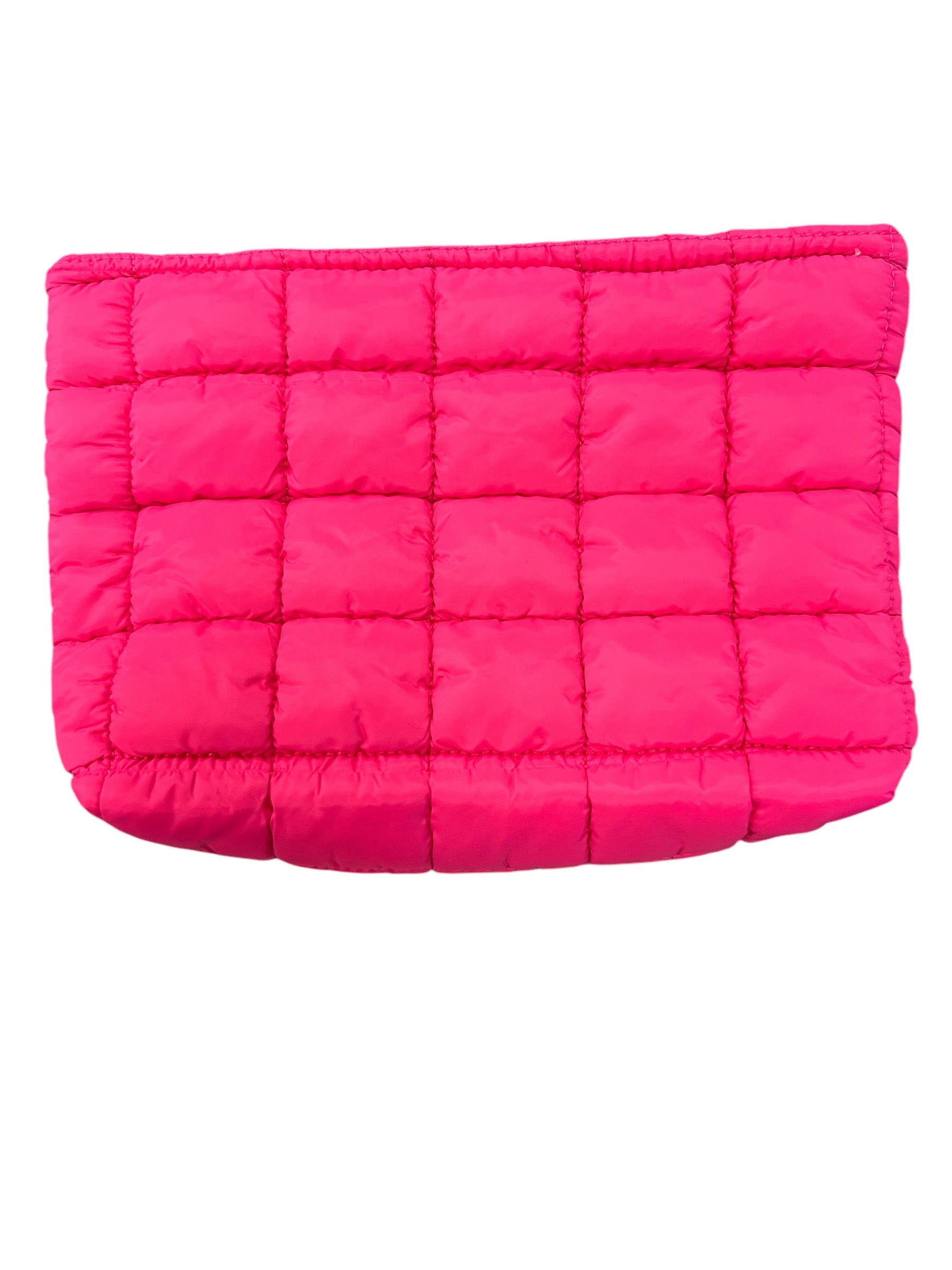 Quilted Puffy Cosmetic Pouch Bag-420 Bags & Totes-Simply Stylish Boutique-Simply Stylish Boutique | Women’s & Kid’s Fashion | Paducah, KY