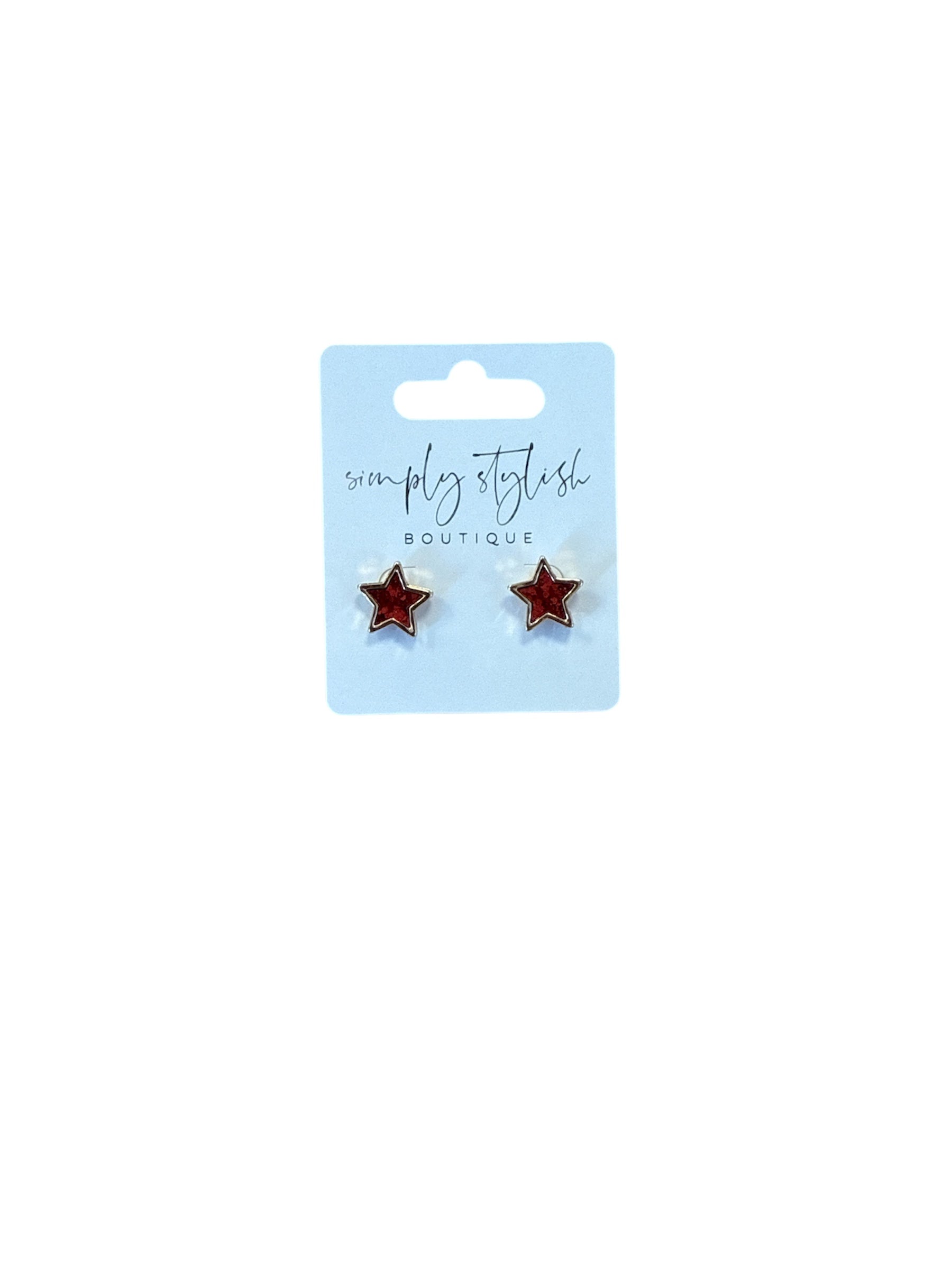 Star Spangled Studs-410 Jewelry-Simply Stylish Boutique-Simply Stylish Boutique | Women’s & Kid’s Fashion | Paducah, KY