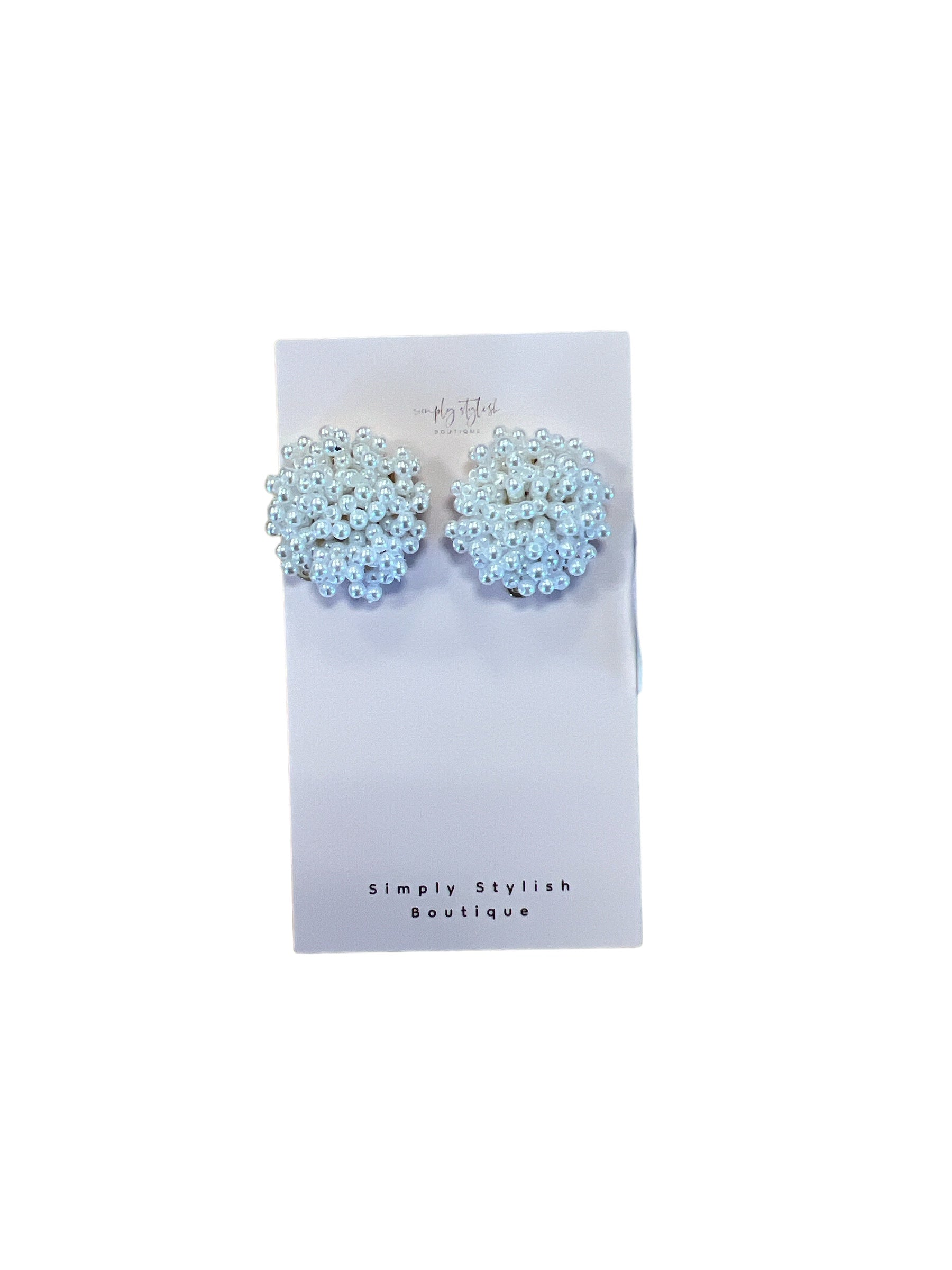 Busby Pearl Cluster Earring-410 Jewelry-Simply Stylish Boutique-Simply Stylish Boutique | Women’s & Kid’s Fashion | Paducah, KY