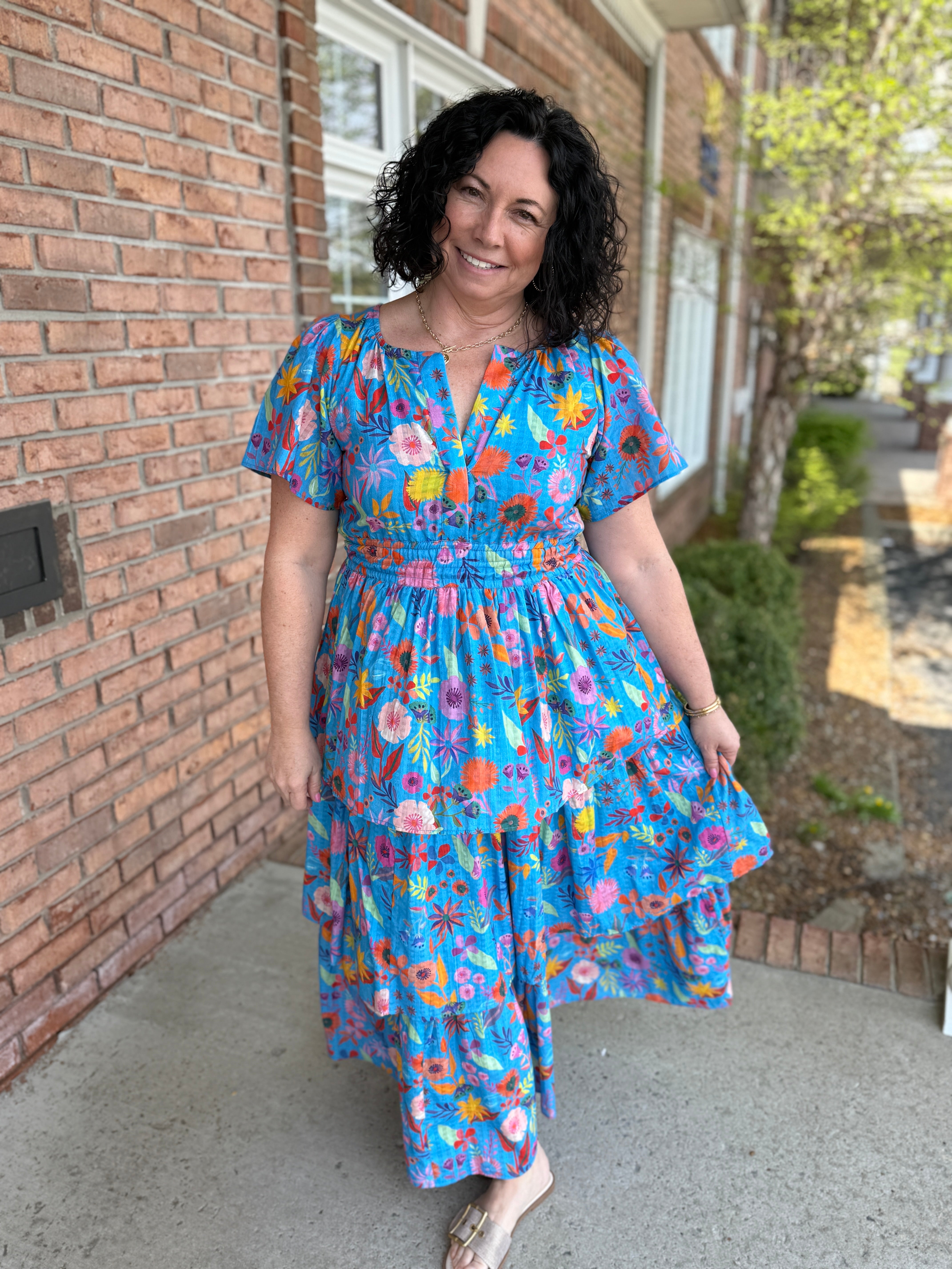 Willow Tiered Dress-310 Dresses-Simply Stylish Boutique-Simply Stylish Boutique | Women’s & Kid’s Fashion | Paducah, KY
