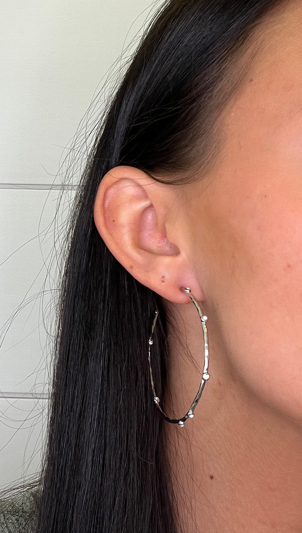 Crystal Point Hoops-410 Jewelry-Simply Stylish Boutique-Simply Stylish Boutique | Women’s & Kid’s Fashion | Paducah, KY