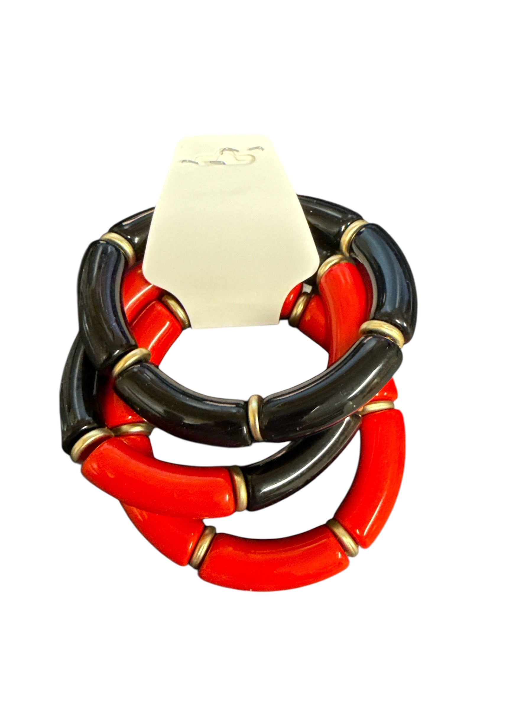 Red & Black Bracelet Set-410 Jewelry-Simply Stylish Boutique-Simply Stylish Boutique | Women’s & Kid’s Fashion | Paducah, KY