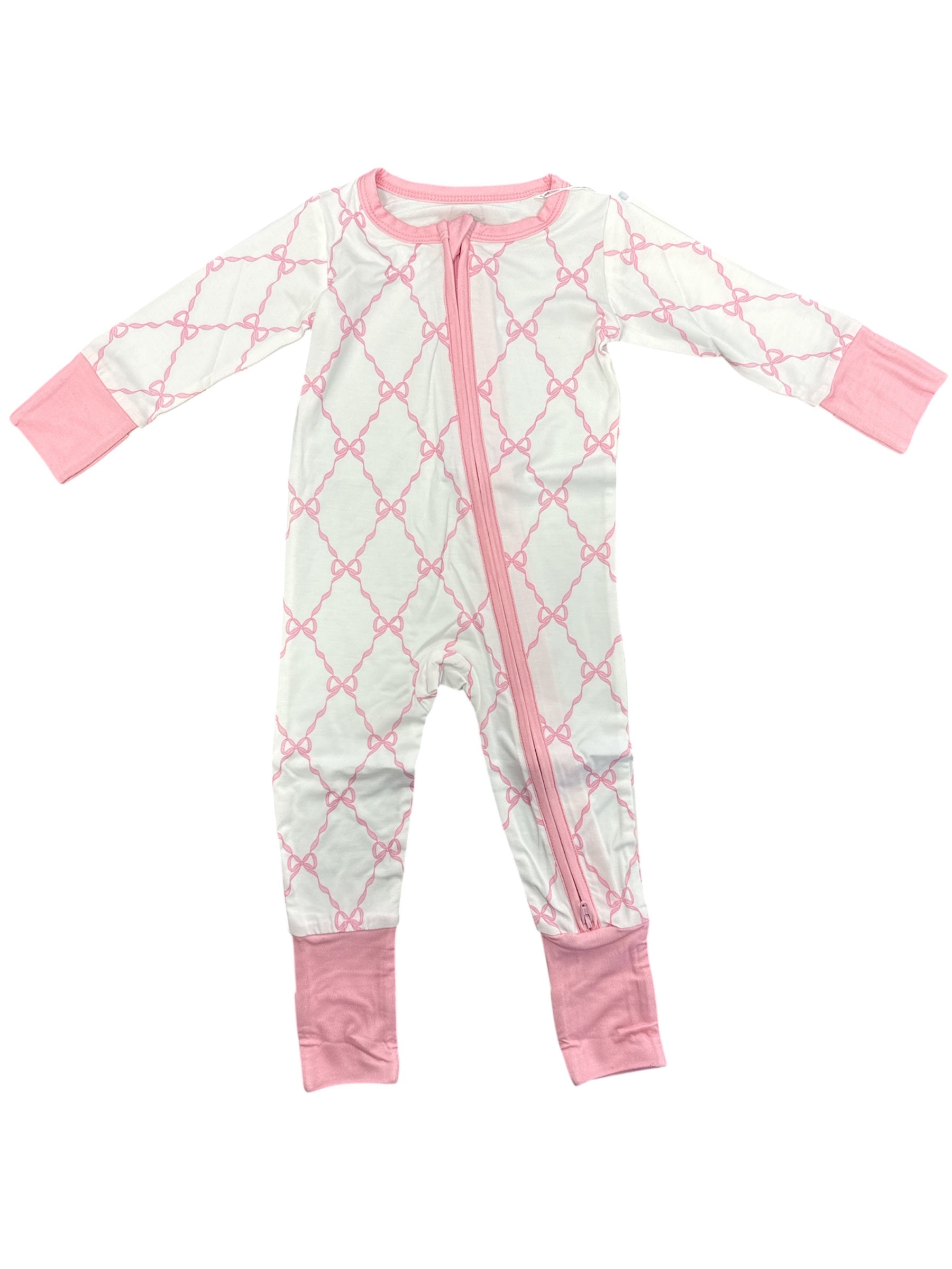 Bow Trellis Converter Romper-520 Baby & Kids Gifts-Simply Stylish Boutique-Simply Stylish Boutique | Women’s & Kid’s Fashion | Paducah, KY