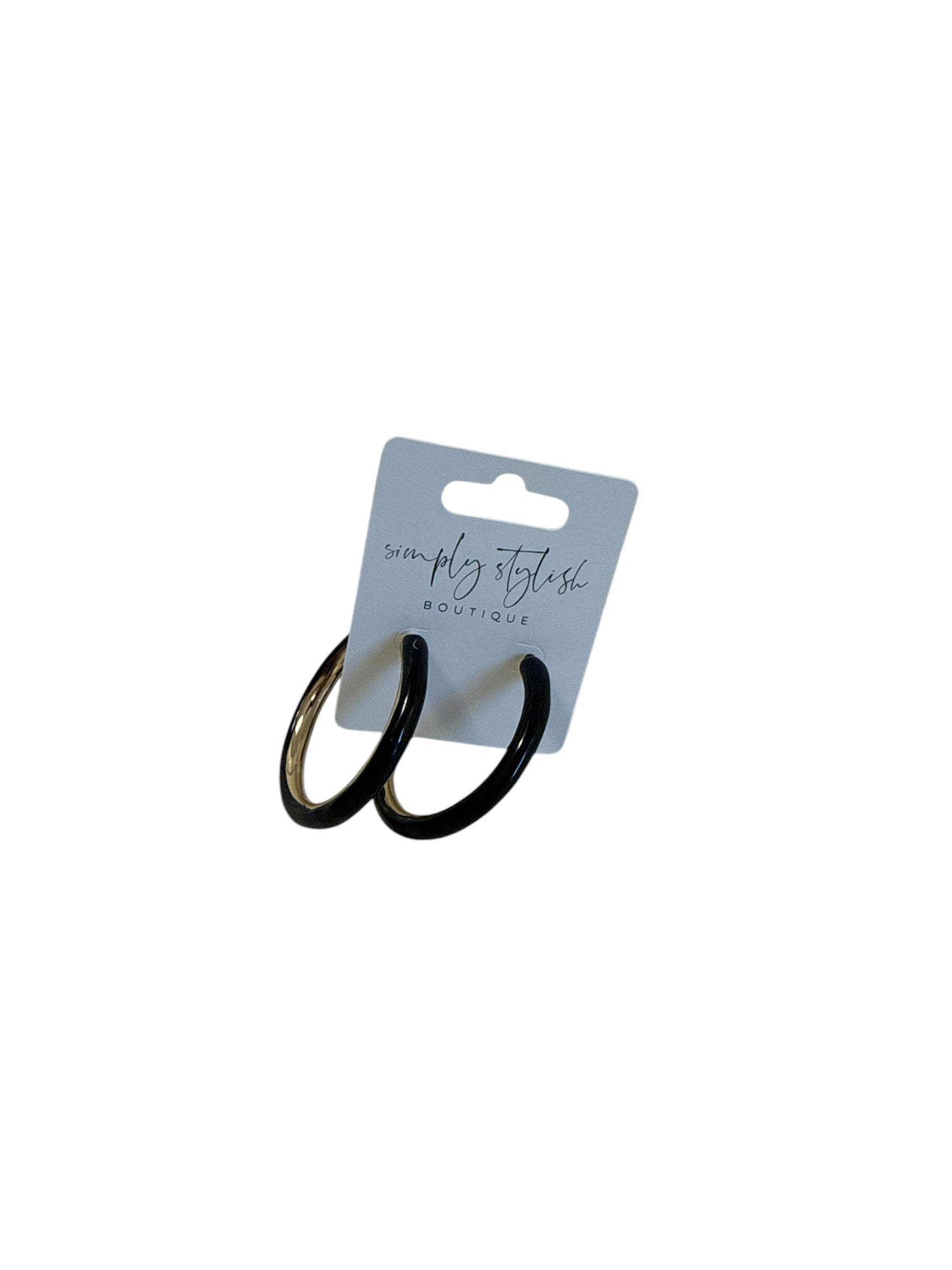 Colored Enamel Hoops-410 Jewelry-Simply Stylish Boutique-Simply Stylish Boutique | Women’s & Kid’s Fashion | Paducah, KY