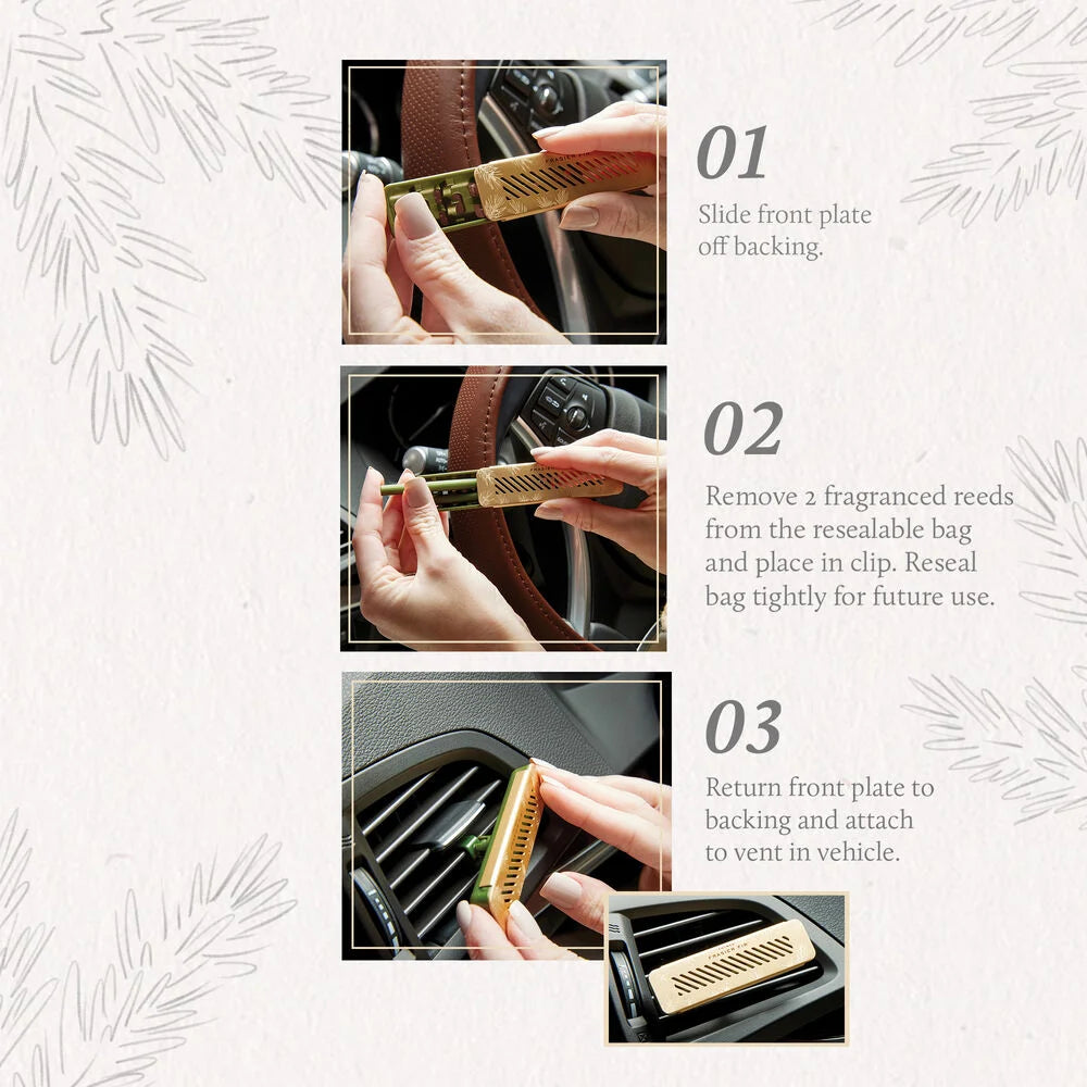 Frasier Fir Car Diffuser Kit-510 General Gifts-thymes-Simply Stylish Boutique | Women’s & Kid’s Fashion | Paducah, KY