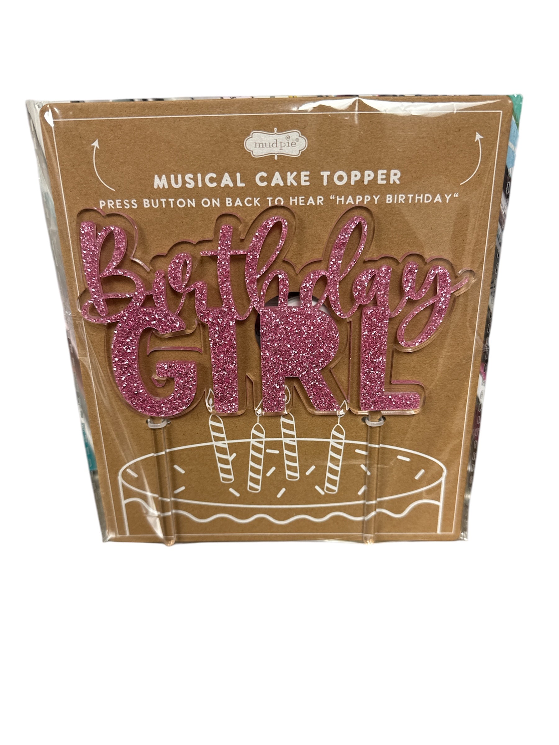 Musical Cake Topper-520 Baby & Kids Gifts-Simply Stylish Boutique-Simply Stylish Boutique | Women’s & Kid’s Fashion | Paducah, KY