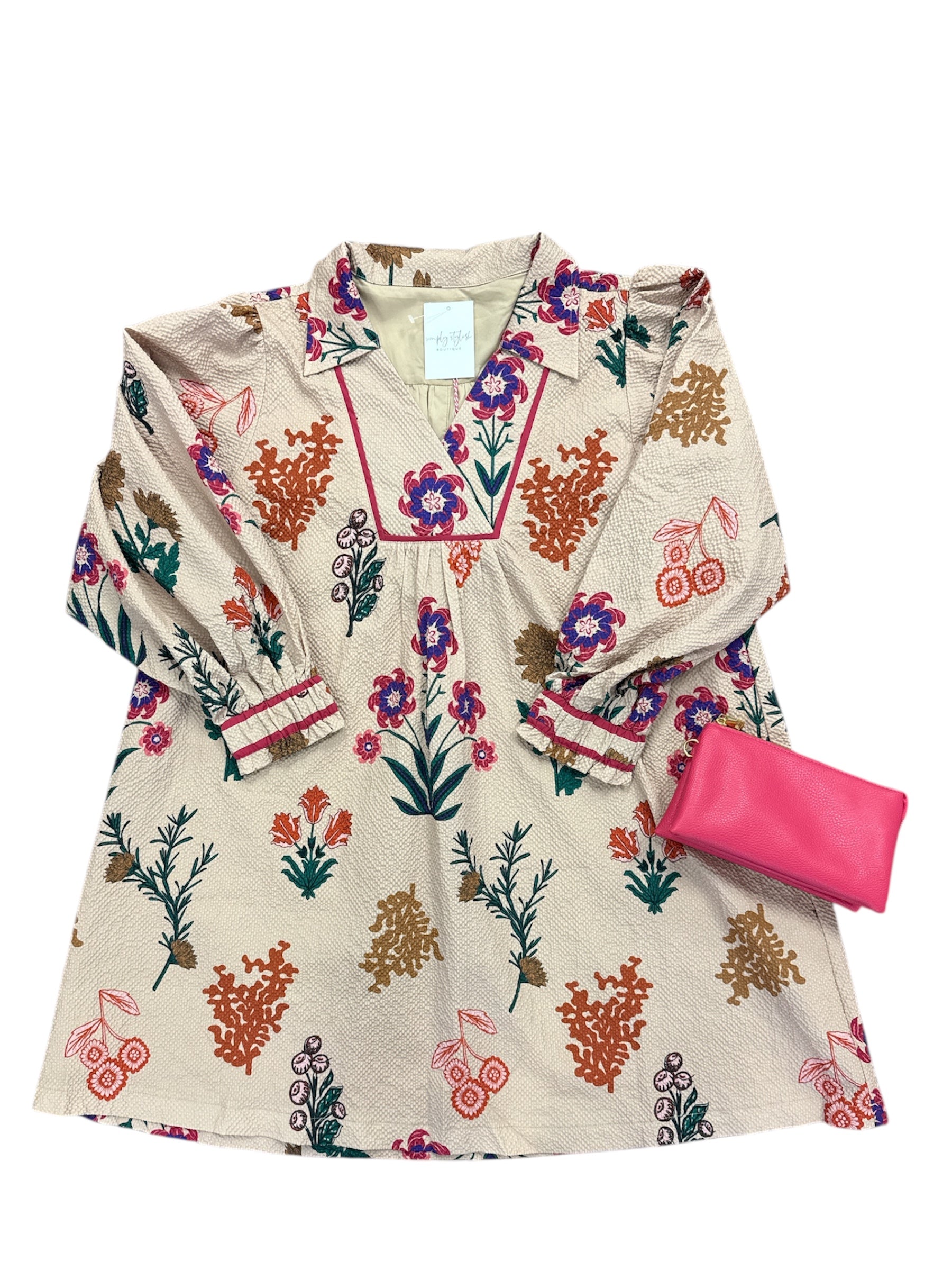 Garden Charm Dress-310 Dresses-Simply Stylish Boutique-Simply Stylish Boutique | Women’s & Kid’s Fashion | Paducah, KY
