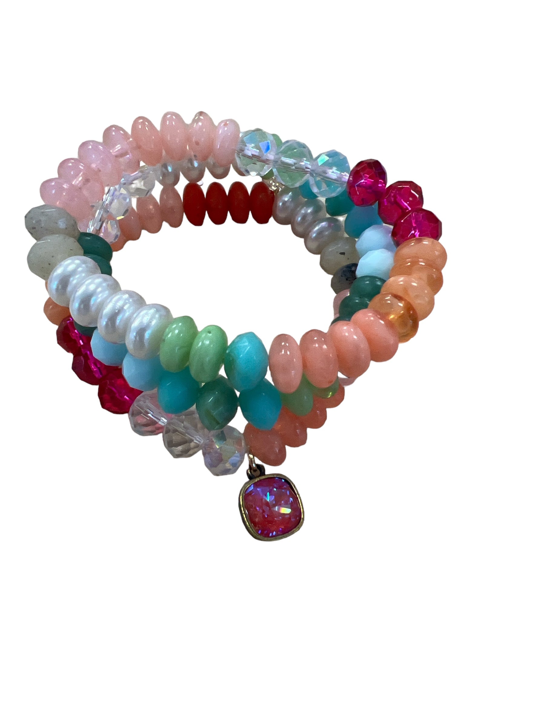 Multi-colored Bead Bracelets-410 Jewelry-pink panache-Simply Stylish Boutique | Women’s & Kid’s Fashion | Paducah, KY