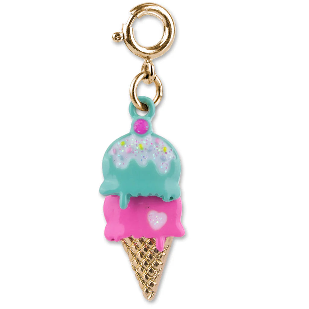Gold Swivel Ice Cream Charm-520 Baby & Kids Gifts-high intencity-Simply Stylish Boutique | Women’s & Kid’s Fashion | Paducah, KY