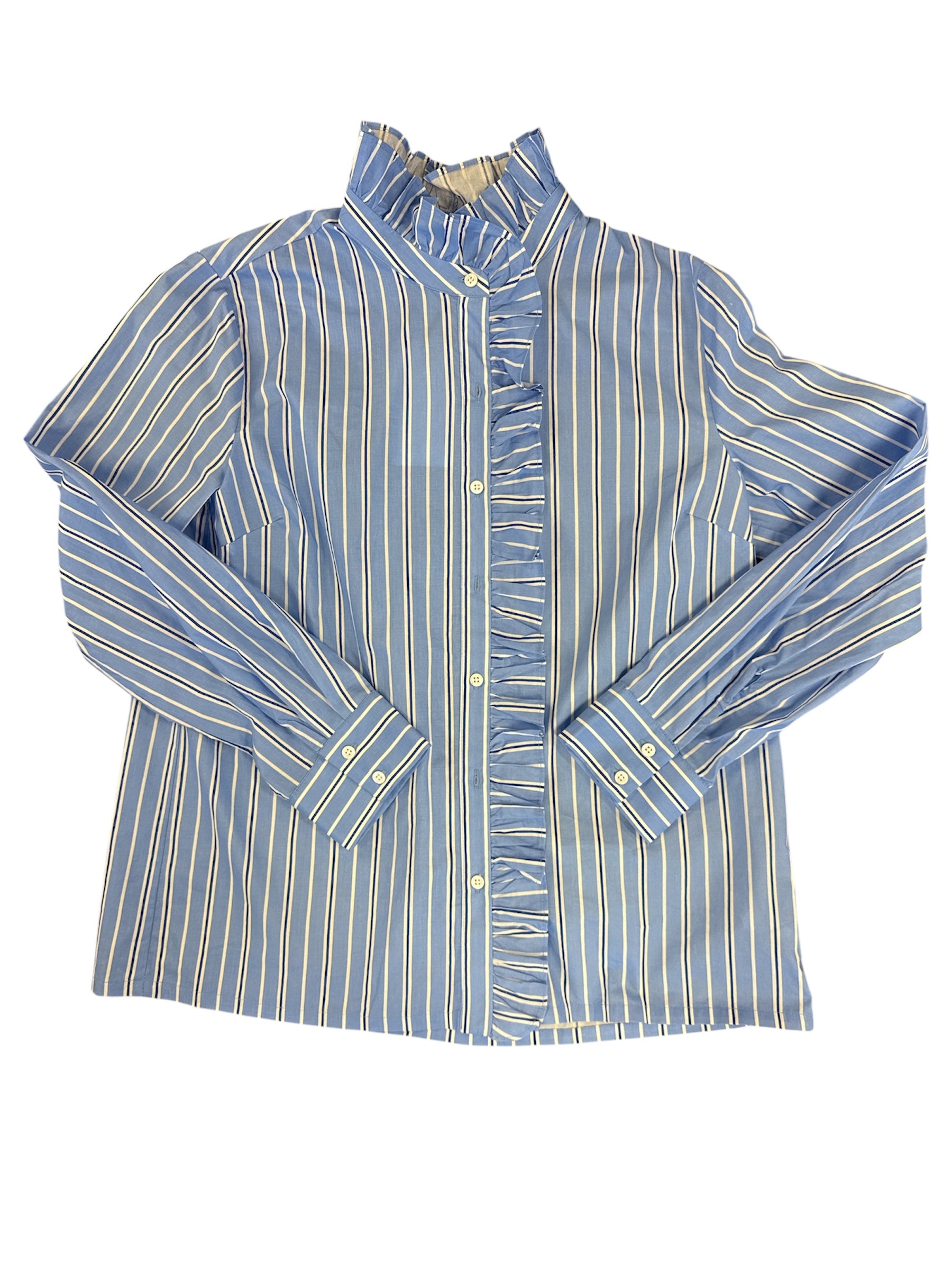 Ruffled Button Down Top-130 Dressy Tops & Blouses-Simply Stylish Boutique-Simply Stylish Boutique | Women’s & Kid’s Fashion | Paducah, KY