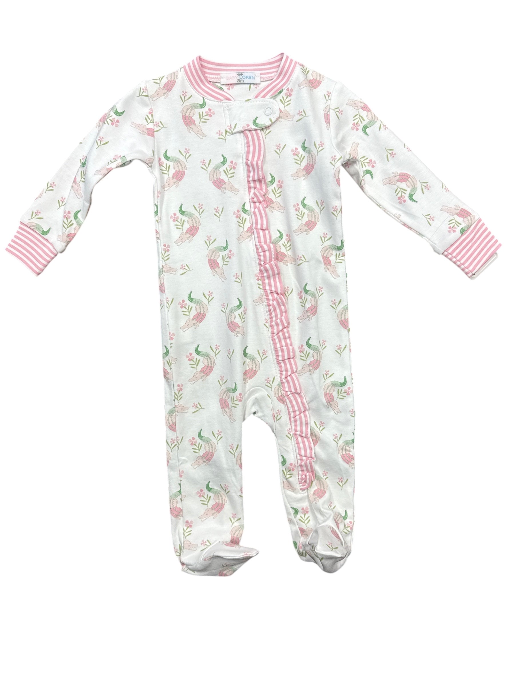Happy Gators Footie-520 Baby & Kids Gifts-Simply Stylish Boutique-Simply Stylish Boutique | Women’s & Kid’s Fashion | Paducah, KY
