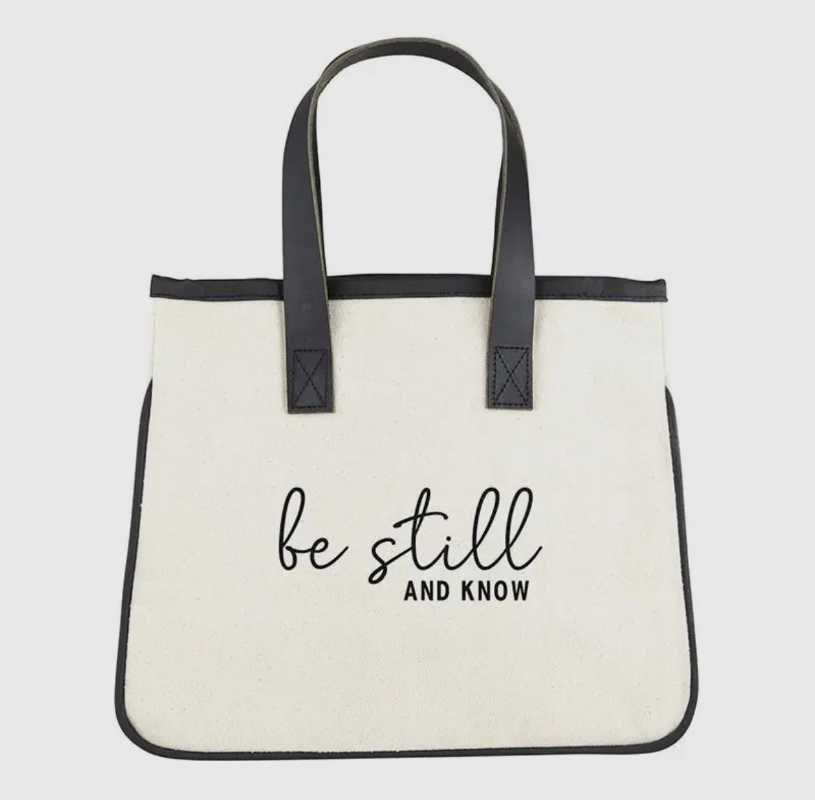 Be Still and Know Mini Canvas Tote Bag-420 Bags & Totes-Faire-Simply Stylish Boutique | Women’s & Kid’s Fashion | Paducah, KY