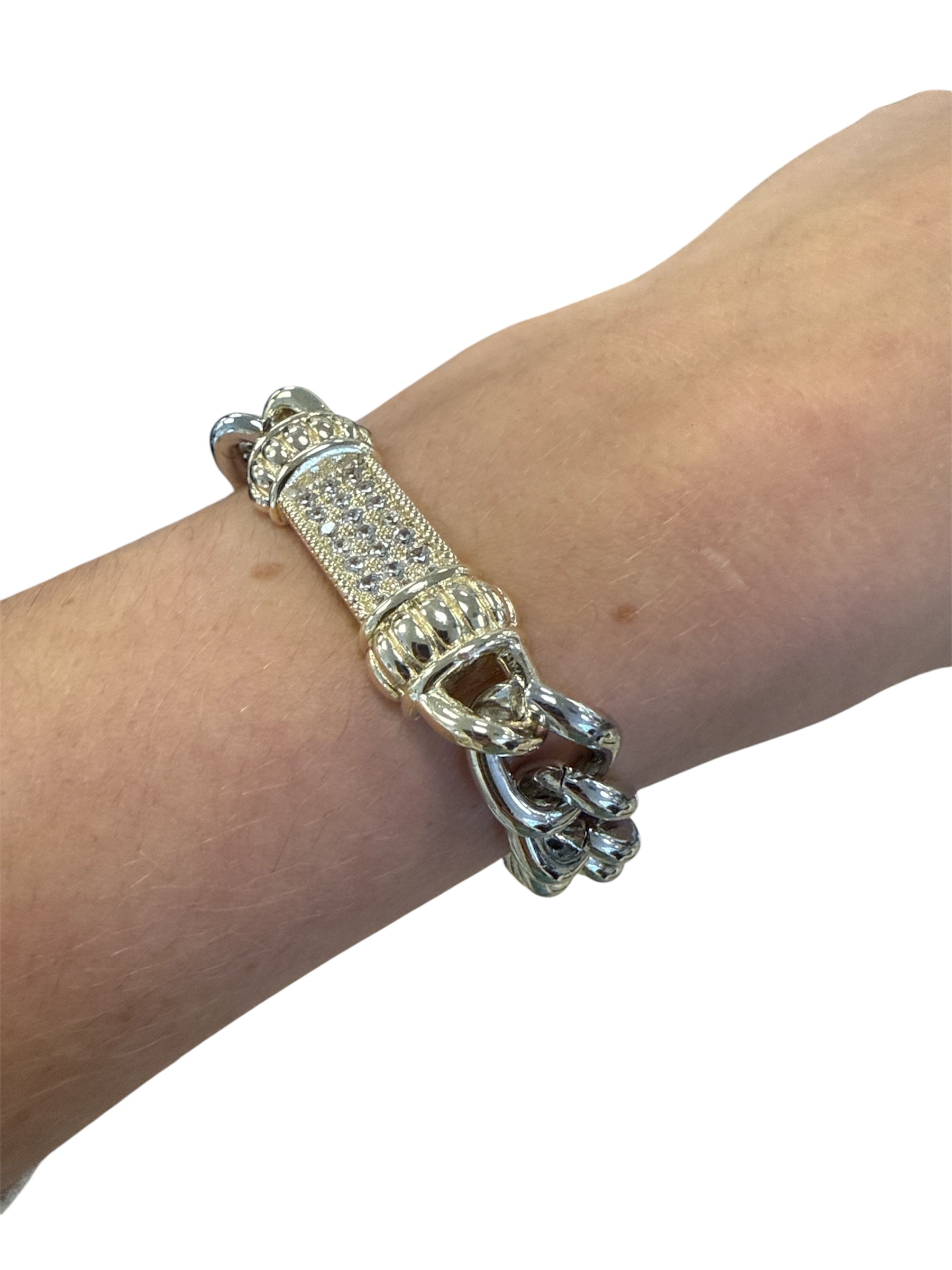 Chunky Mixed Metals Bracelet-410 Jewelry-Simply Stylish boutique-Simply Stylish Boutique | Women’s & Kid’s Fashion | Paducah, KY
