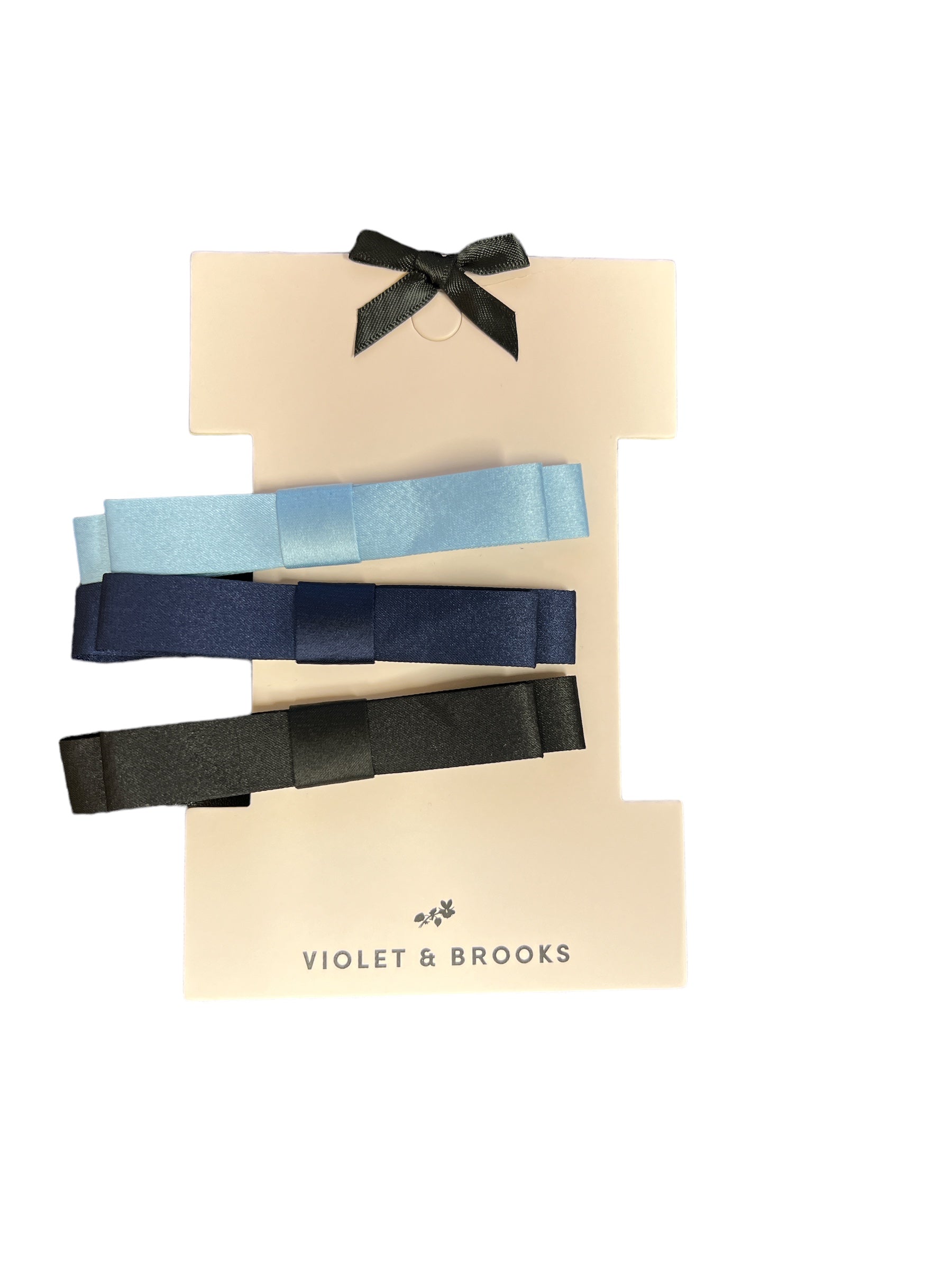 Satin Tailored Bow Clip Trio-430 Hats & Hair-Violet & Brooks-Simply Stylish Boutique | Women’s & Kid’s Fashion | Paducah, KY