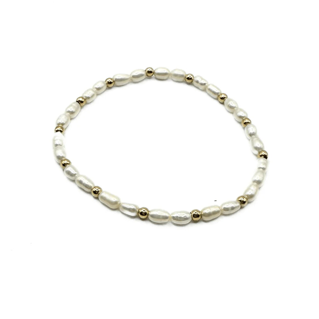 Rice Pearl Bracelet-410 Jewelry-Erin Gray-Simply Stylish Boutique | Women’s & Kid’s Fashion | Paducah, KY