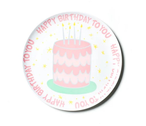 Happy Birthday Melamine Dinner Plate-510 General Gifts-Simply Stylish Boutique-Simply Stylish Boutique | Women’s & Kid’s Fashion | Paducah, KY