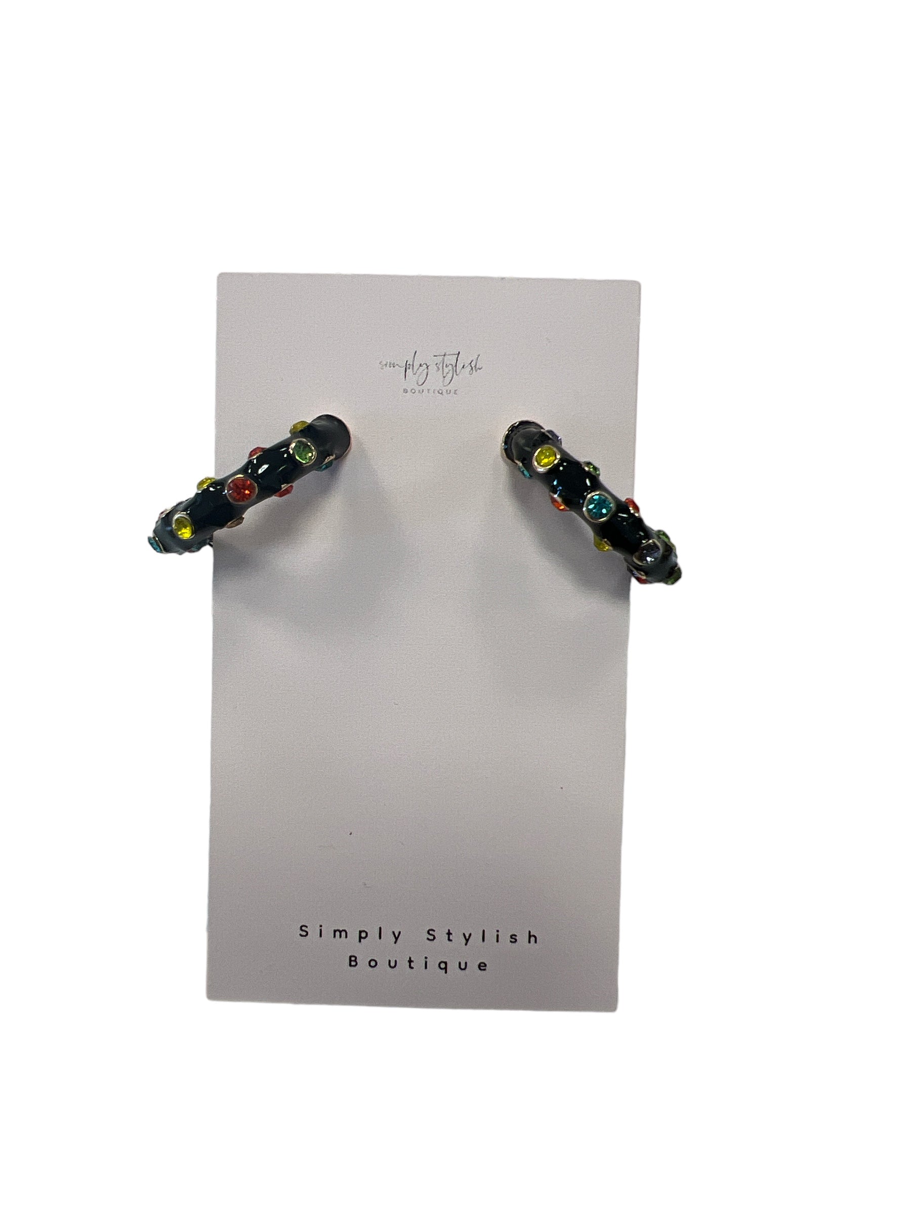 Rainbow Gem Earring-410 Jewelry-Simply Stylish Boutique-Simply Stylish Boutique | Women’s & Kid’s Fashion | Paducah, KY